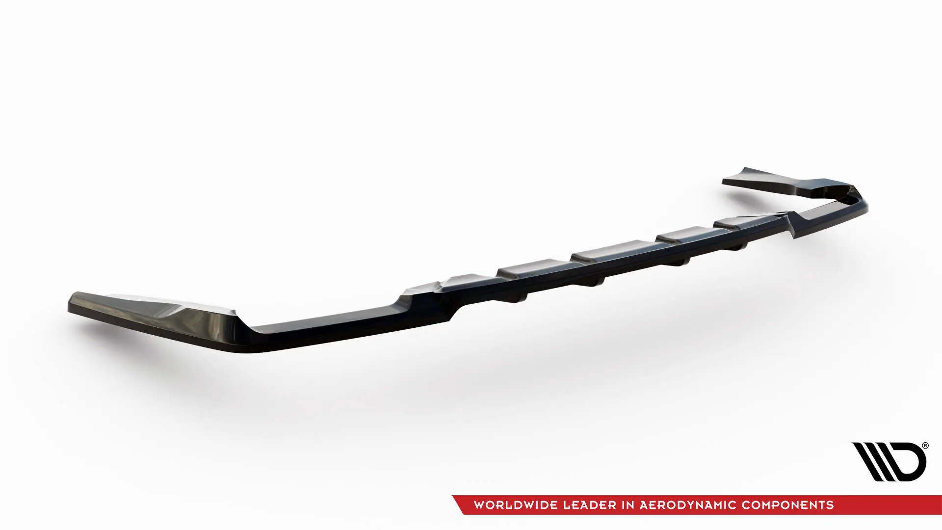 Baksplitter med diffuser  Mercedes-AMG GLC 63 (X253) 2015 - 2019 | V.2 Glossy Black Edition – bilde 5