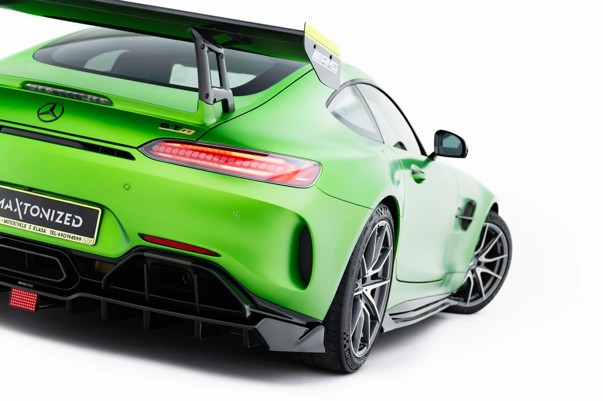 Baksplitter med diffuser Mercedes-AMG GT R (C190) Facelift 2017 - 2023  | Glossy Black Edition – bilde 2
