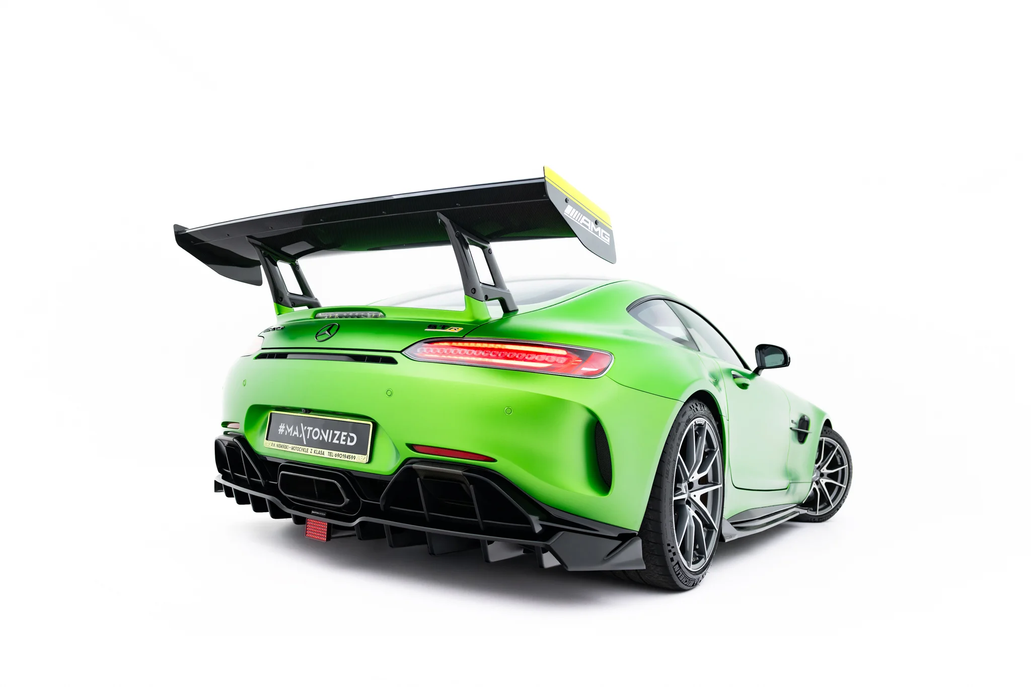 Baksplitter med diffuser Mercedes-AMG GT R (C190) Facelift 2017 - 2023  | Glossy Black Edition – bilde 4