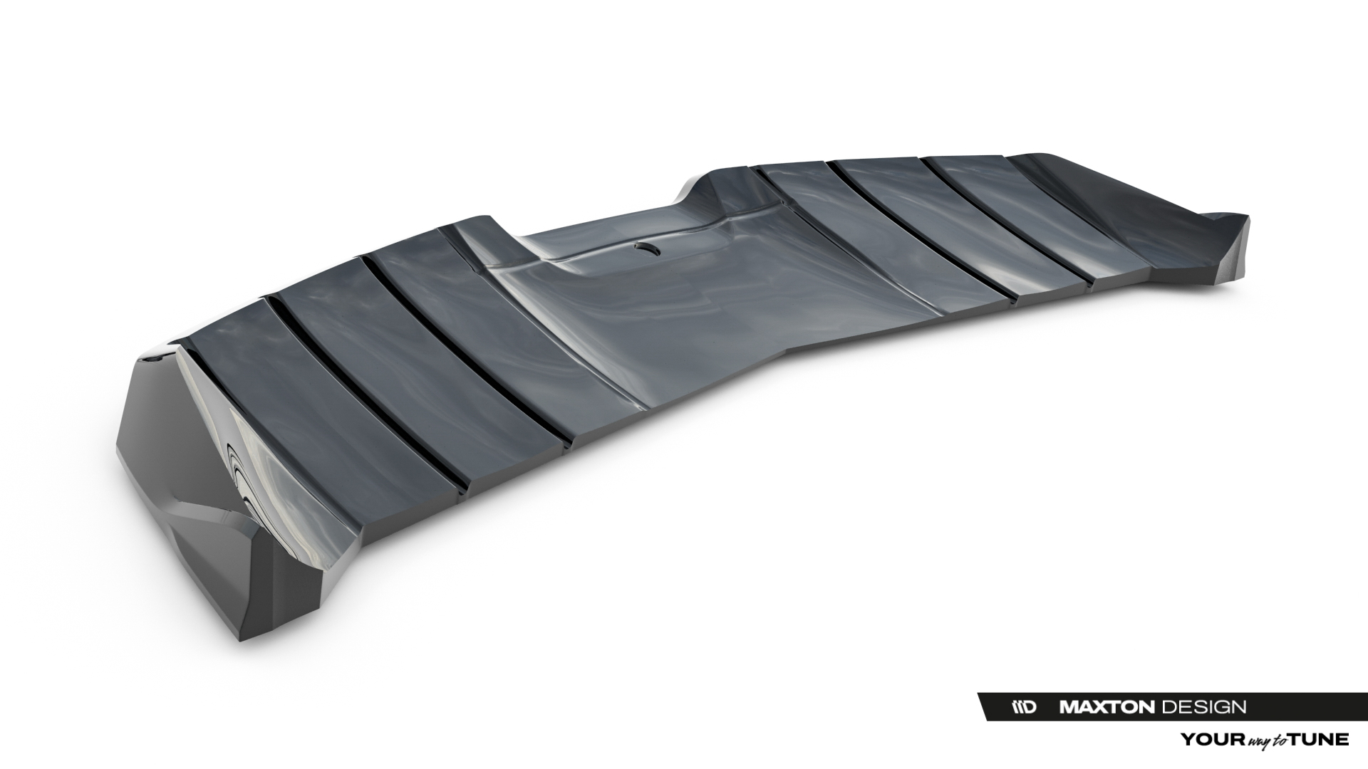 Baksplitter med diffuser Mercedes-AMG GT R (C190) Facelift 2017 - 2023  | Glossy Black Edition – bilde 7