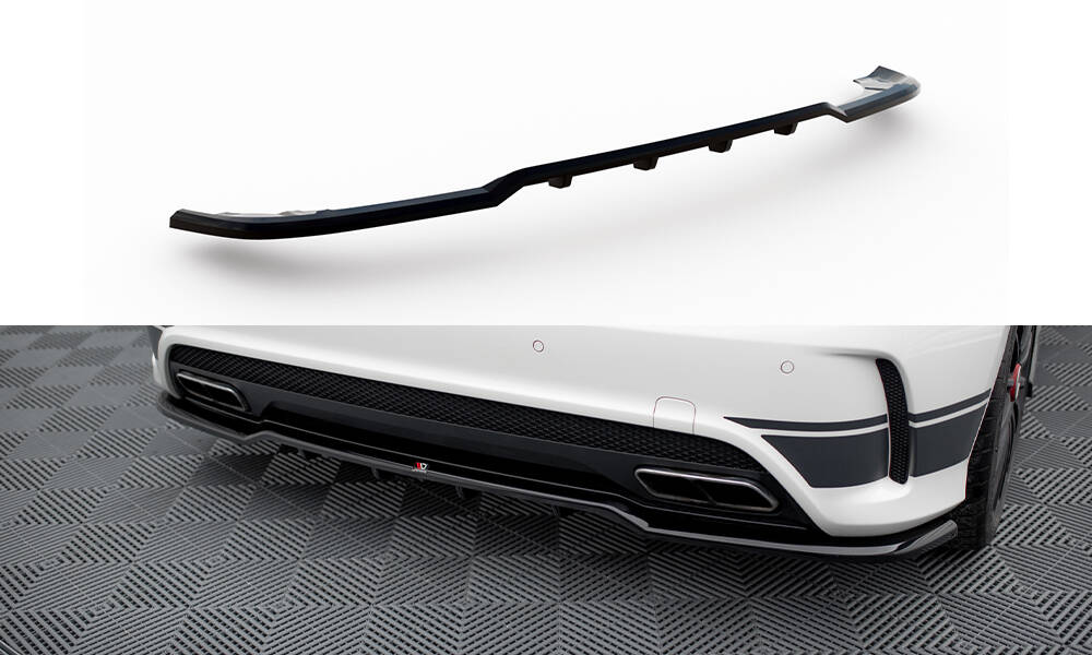 Baksplitter med diffuser Mercedes-Benz A45 AMG (W176) 2012 - 2015 | Glossy Black Edition – bilde 2