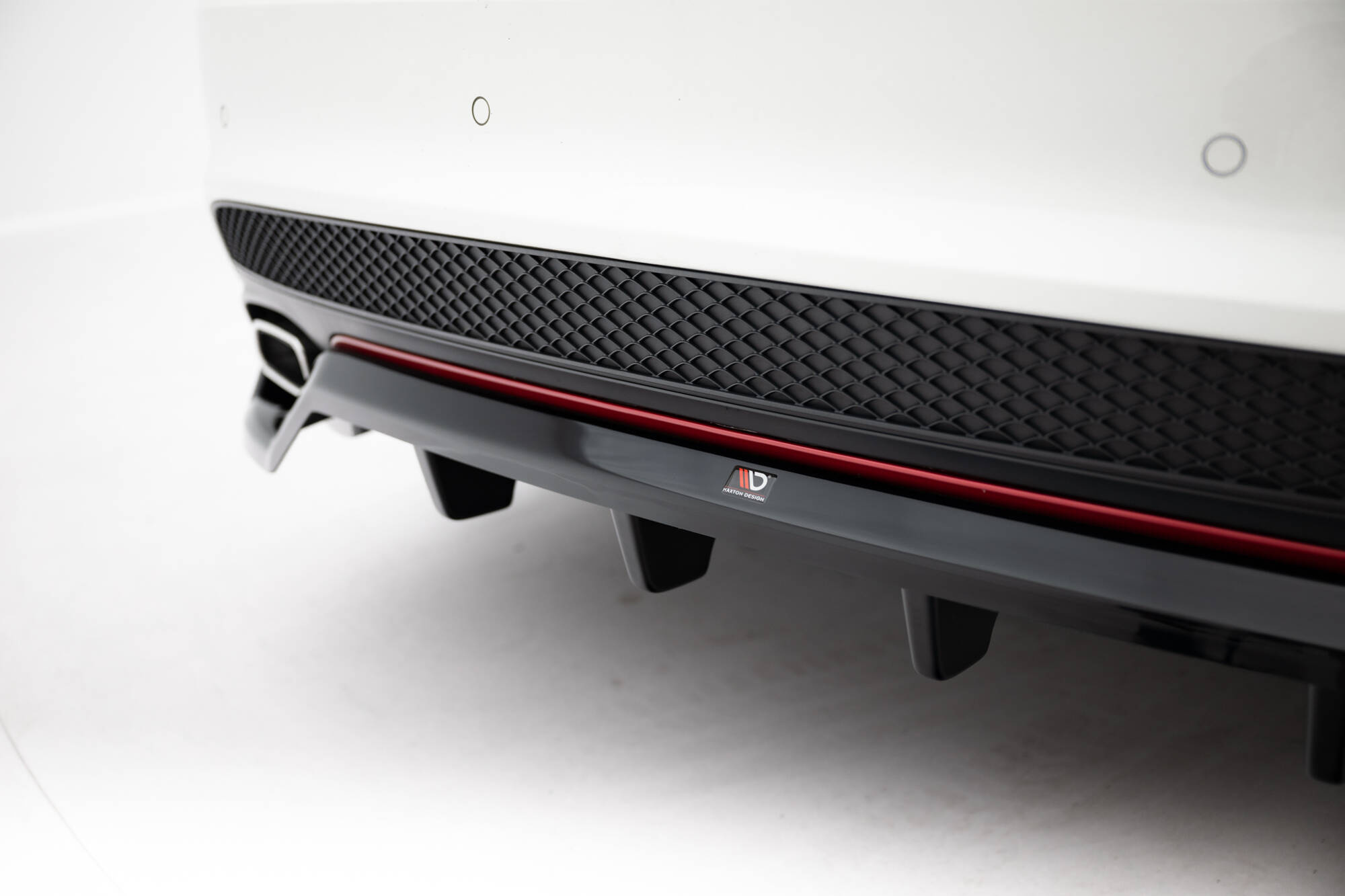 Baksplitter med diffuser Mercedes-Benz AMG CLA (C117/X117) 2013 - 2017  | Glossy Black Edition – bilde 4