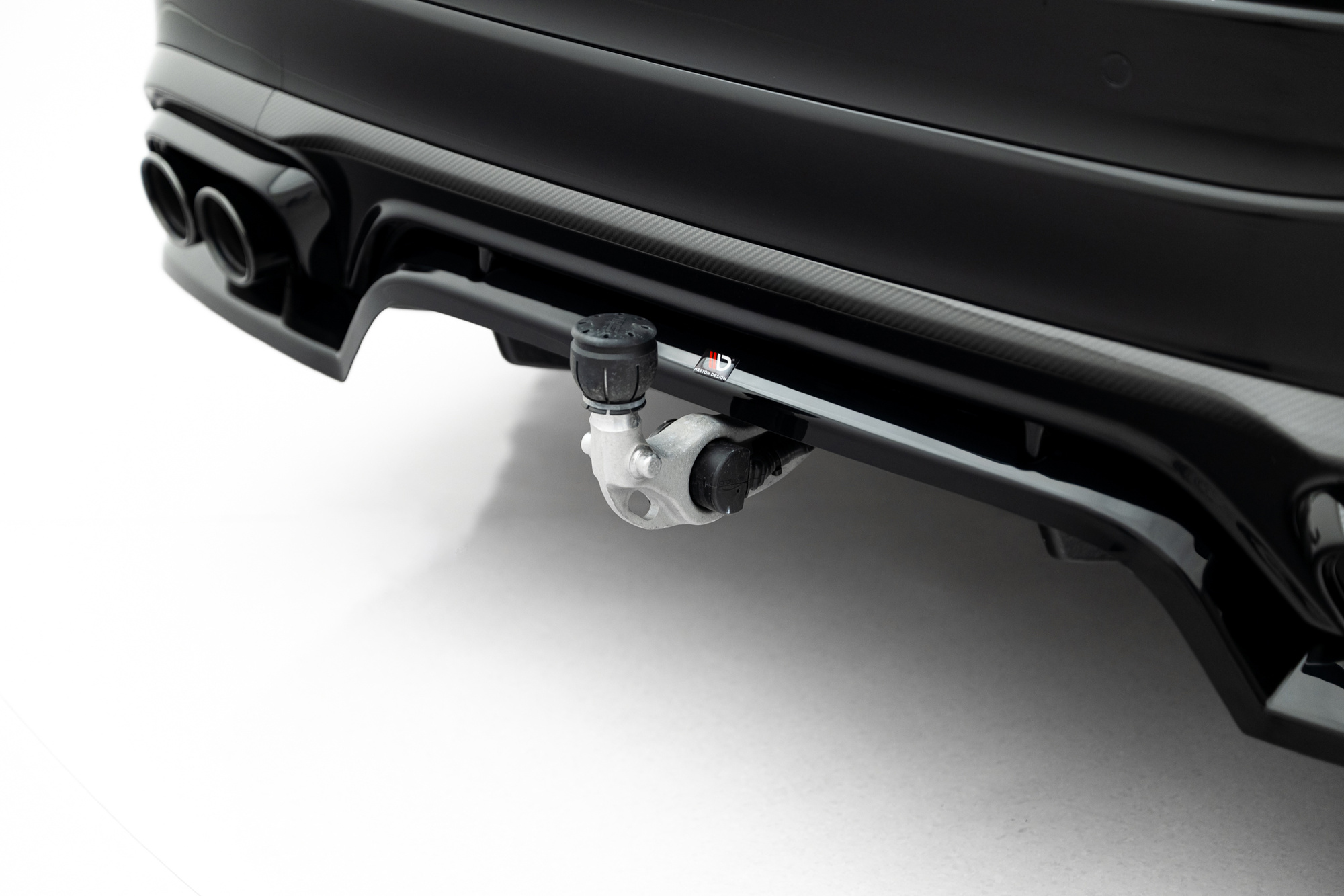 Baksplitter med diffuser Mercedes-Benz AMG GLC 43 (X254) 2022 ->  | Glossy Black Edition – bilde 5