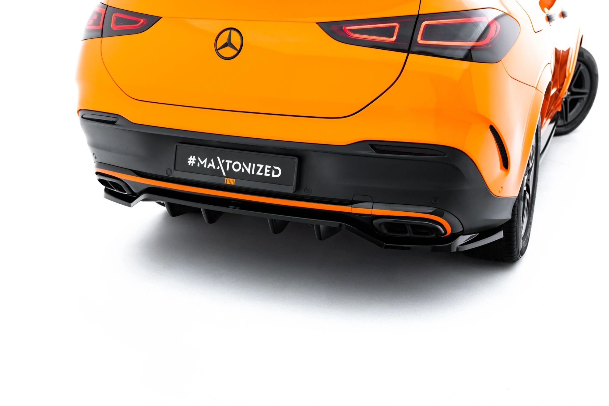 Baksplitter med diffuser Mercedes-Benz AMG GLE (C167) 2019 ->  | Glossy Black Edition V2 – bilde 3