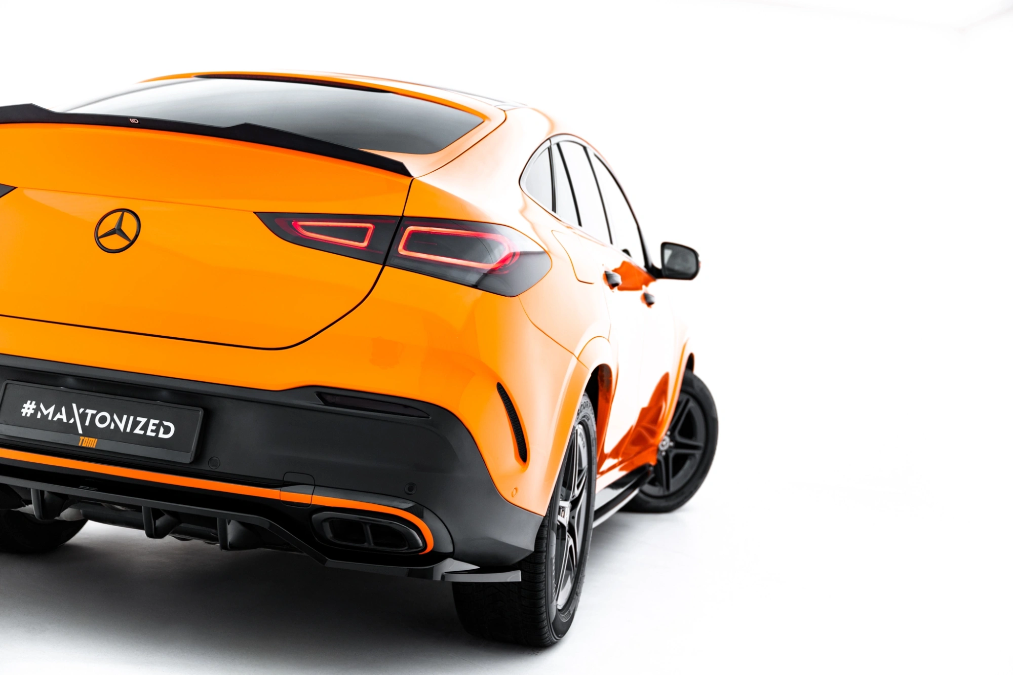Baksplitter med diffuser Mercedes-Benz AMG GLE (C167) 2019 ->  | Glossy Black Edition V2 – bilde 4