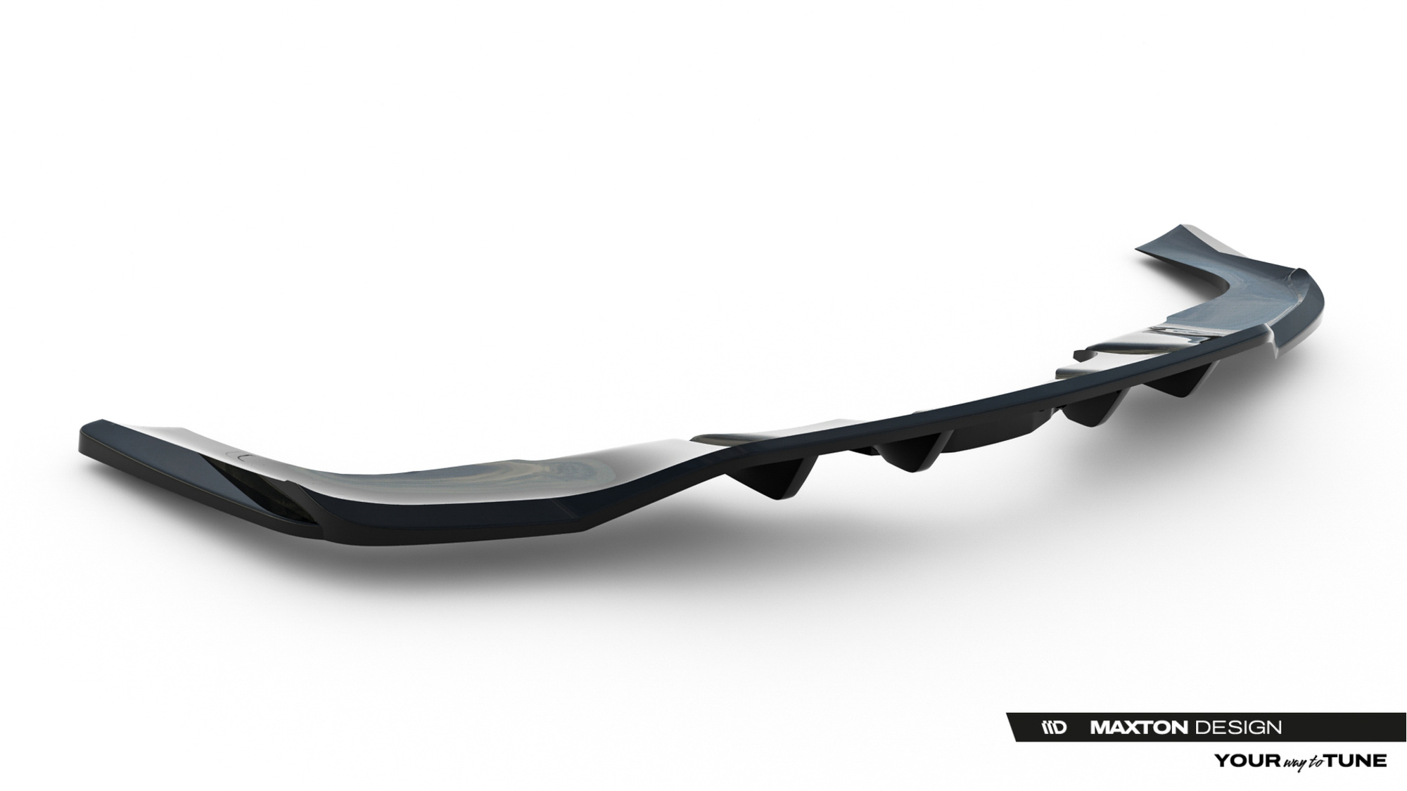 Baksplitter med diffuser Mercedes-Benz AMG GLE (C167) 2019 ->  | Glossy Black Edition V2 – bilde 7