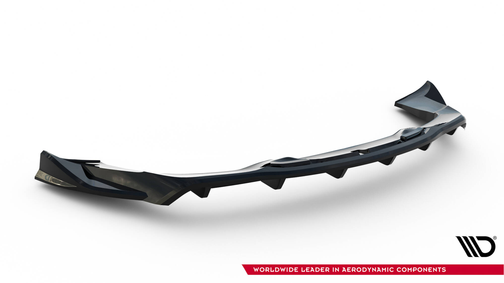 Baksplitter med diffuser Mercedes-Benz AMG GT C (C190) Facelift 2017 - 2023  | Glossy Black Edition – bilde 6