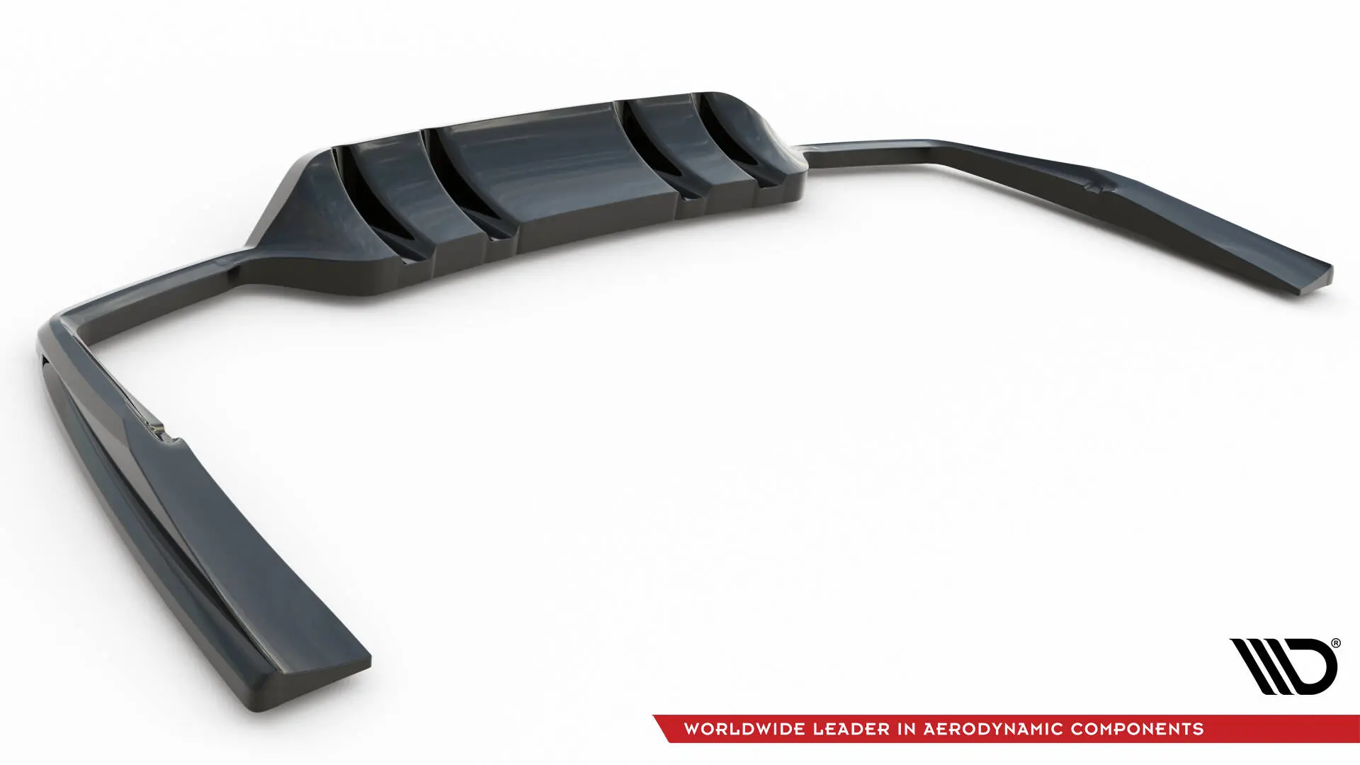 Baksplitter med diffuser Mercedes-Benz C43 AMG Coupe (C205) facelift 2018 - 2022 | Glossy Black Edition – bilde 7