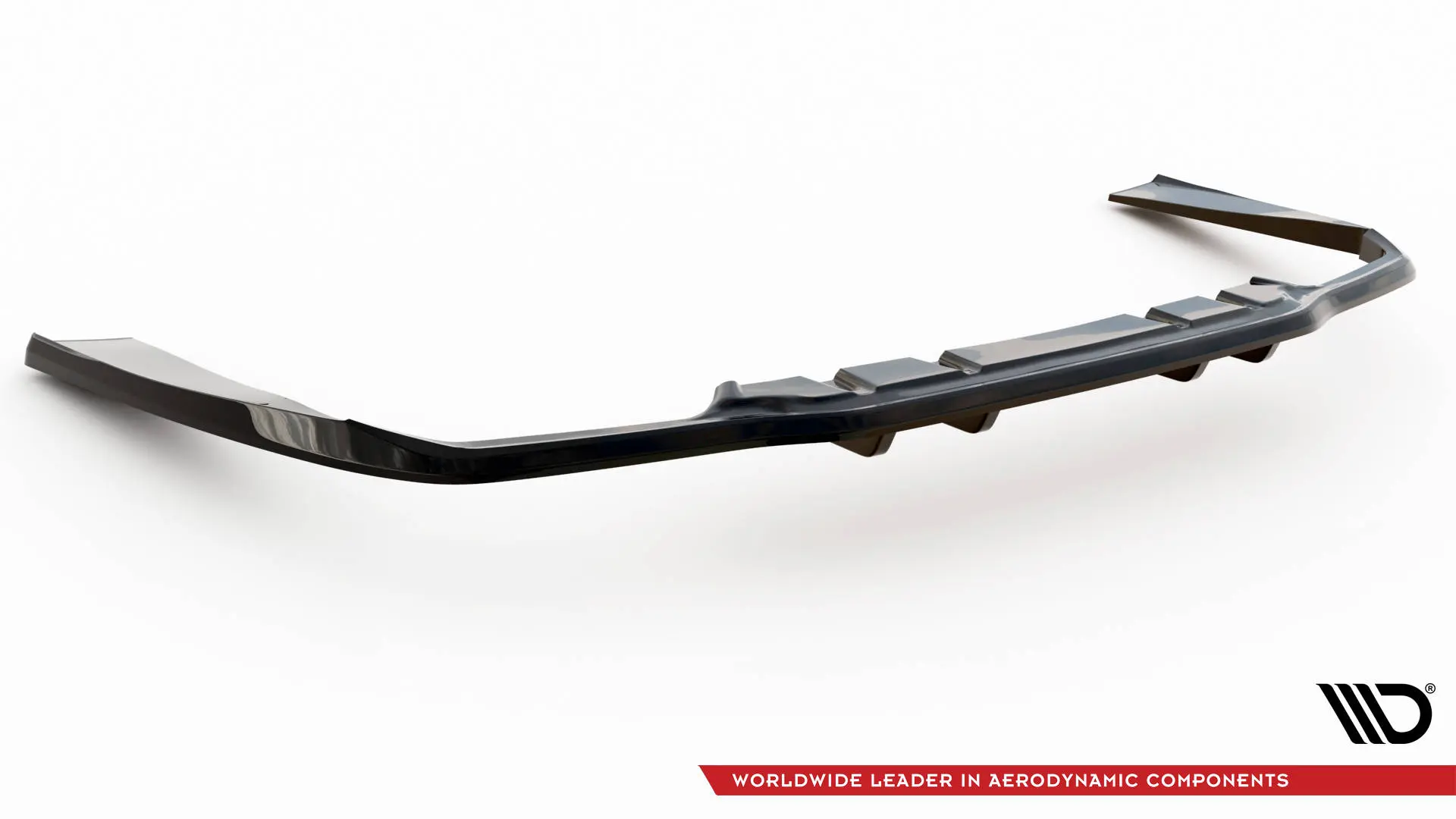 Baksplitter med diffuser Mercedes-Benz C63 AMG (W205 / S205) facelift 2018 - 2021 | Glossy Black Edition – bilde 6