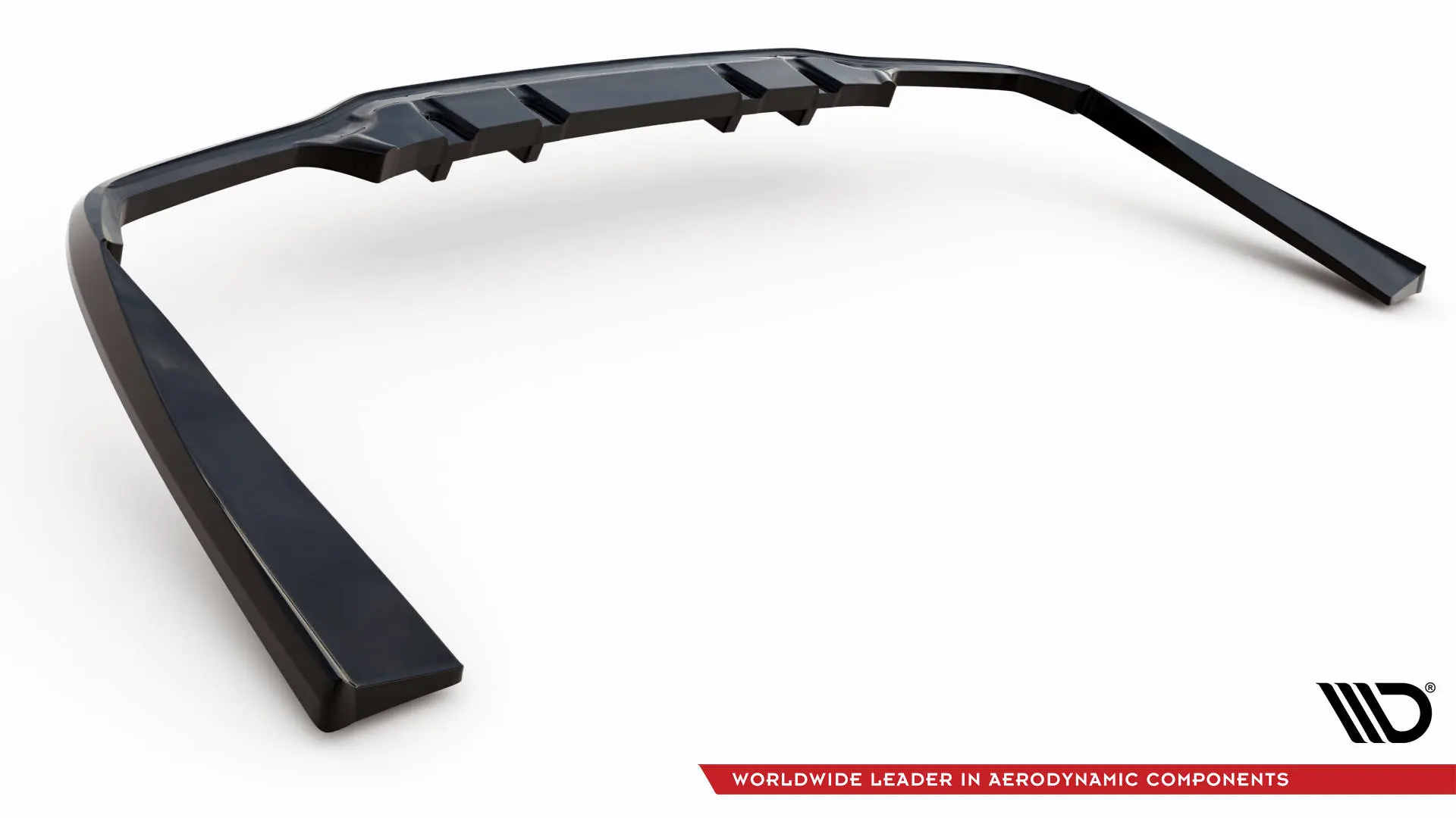 Baksplitter med diffuser Mercedes-Benz C63 AMG (W205 / S205) facelift 2018 - 2021 | Glossy Black Edition – bilde 7