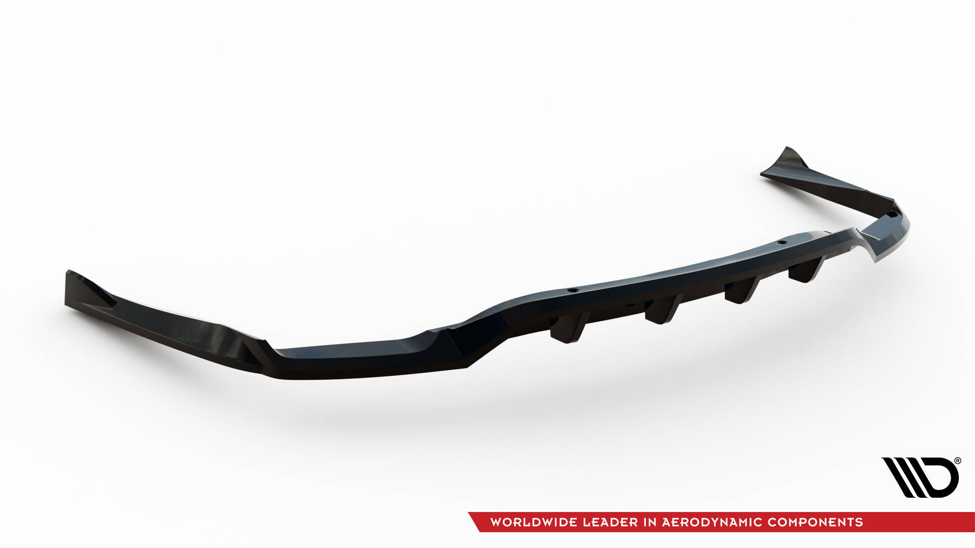 Baksplitter med diffuser Mercedes-Benz CLA (C117) Facelift 2017 - 2019 | Glossy Black Edition – bilde 5