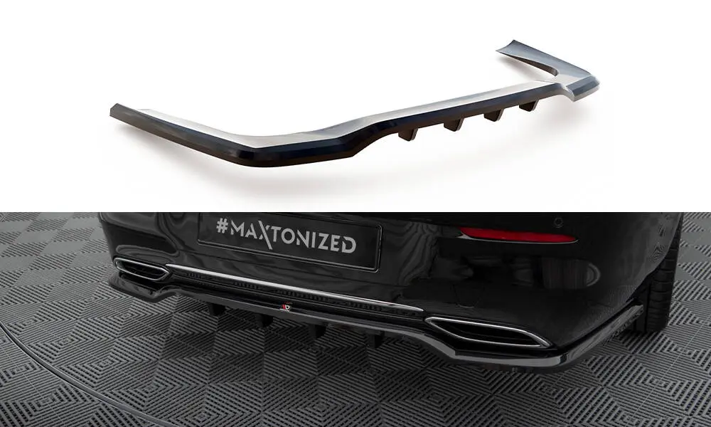 Baksplitter med diffuser Mercedes-Benz CLA (C118) 2019 - > | Glossy Black Edition – bilde 2
