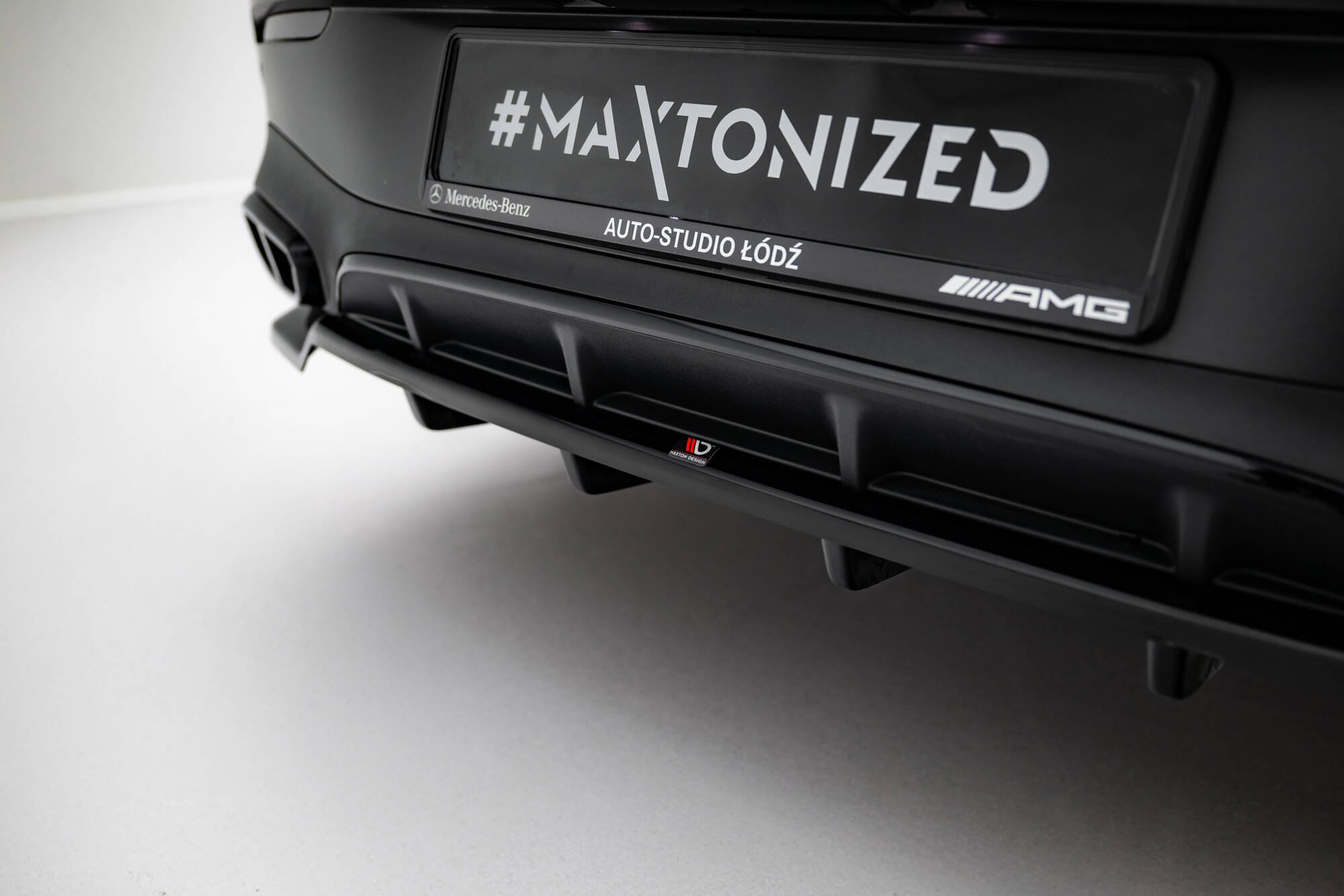 Baksplitter med diffuser Mercedes-Benz CLE AMG (C236) 2023 ->   | Glossy Black Edition – bilde 3