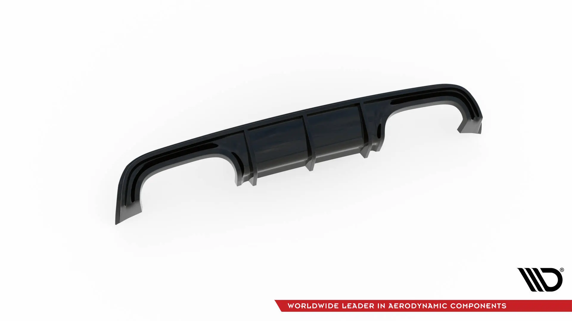Baksplitter med diffuser Mercedes-Benz CLK (C209 / A209) 2002-2005 | Glossy Black Edition – bilde 5