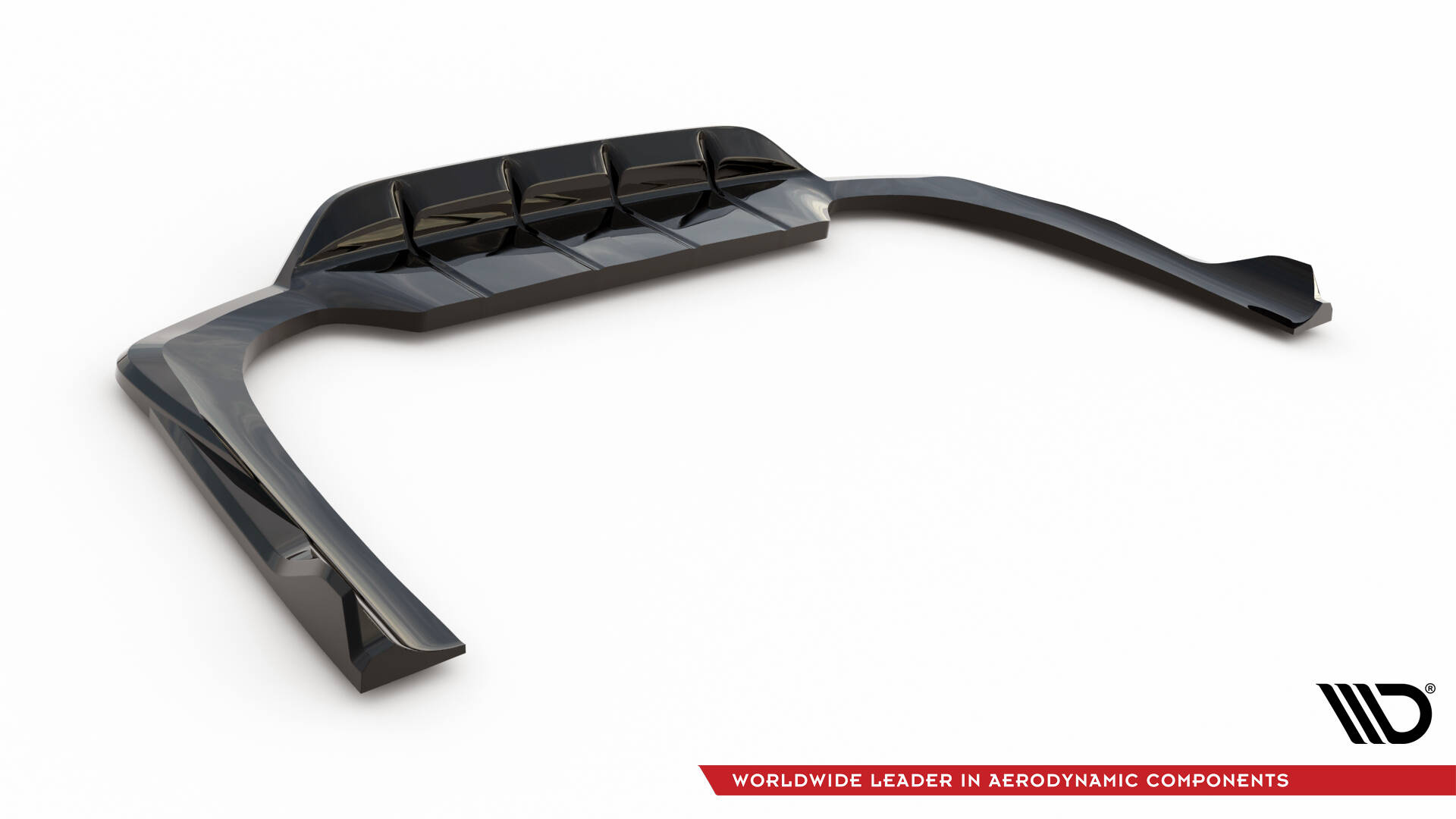 Baksplitter med diffuser Mercedes-Benz E AMG-Line (W214) 2023 ->  | Glossy Black Edition – bilde 6