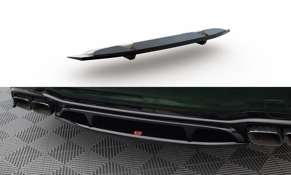 Baksplitter med diffuser Mercedes-Benz E63 AMG (W213) facelift 2020 - 2023 | Glossy Black Edition – bilde 2