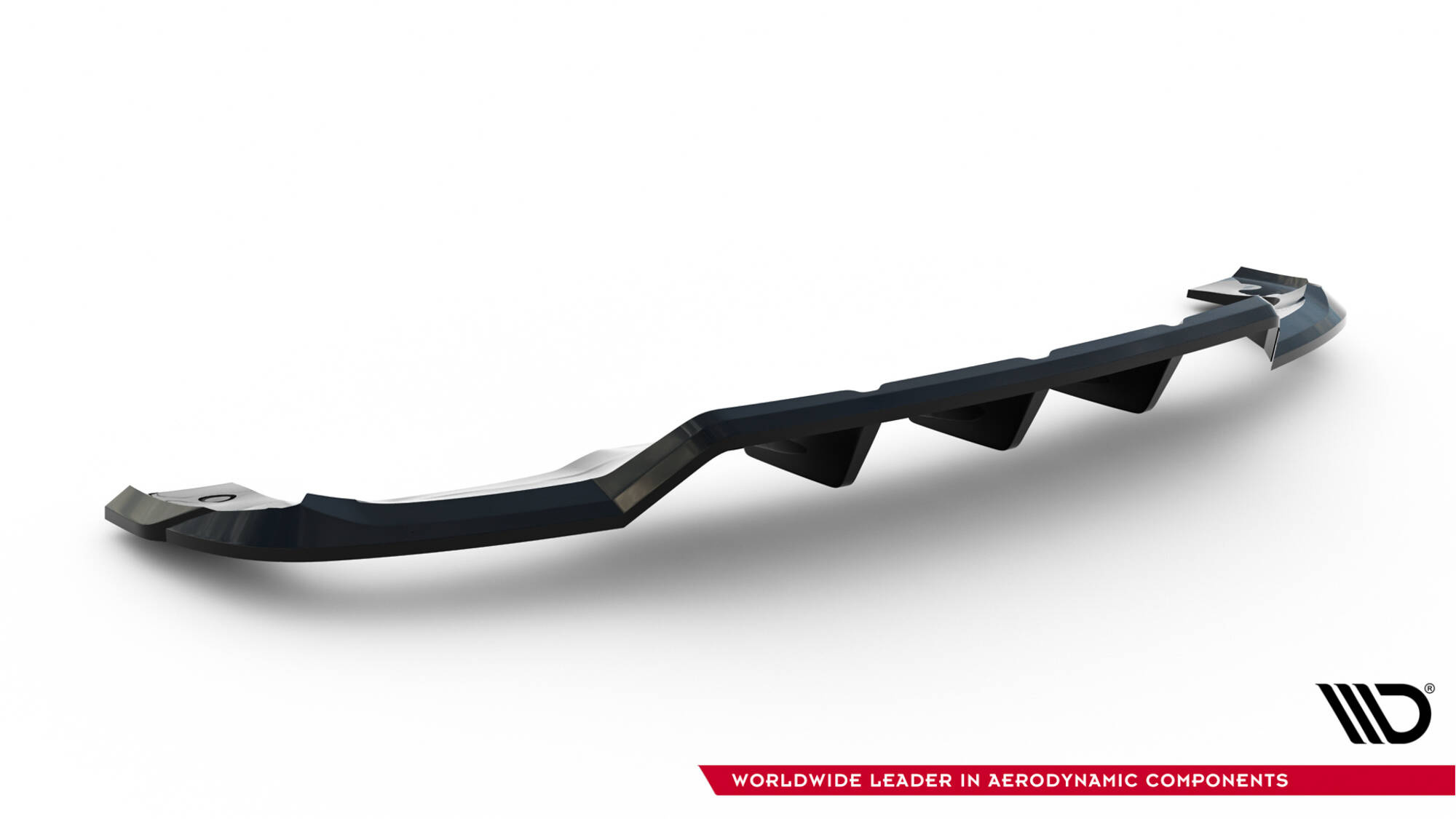 Baksplitter med diffuser Mercedes-Benz GLA AMG 45 (X156) 2013 - 2017  | Glossy Black Edition V2 – bilde 4