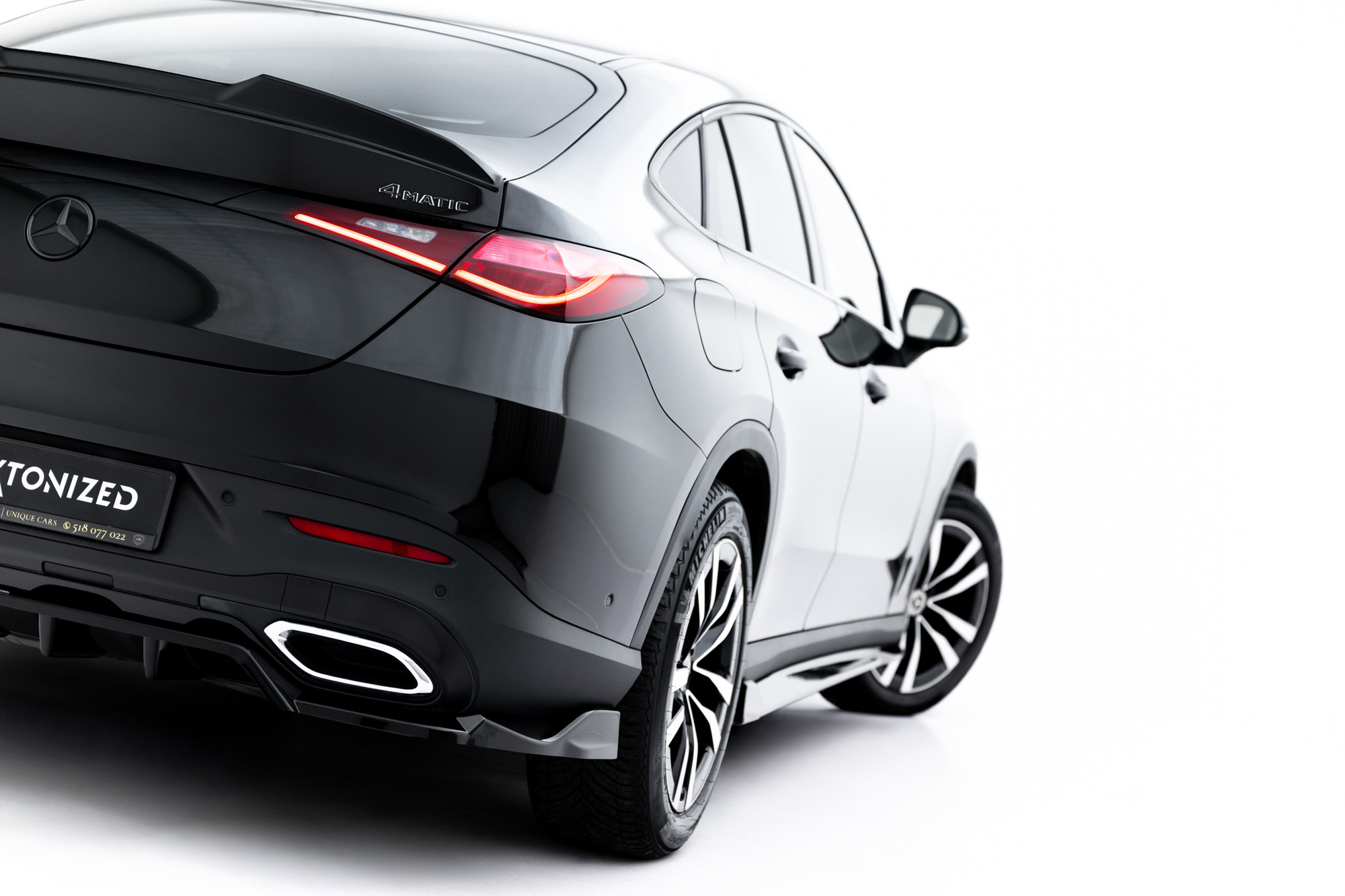 Baksplitter med diffuser Mercedes-Benz GLC (C254) 2022 -> | Glossy Black Edition – bilde 4