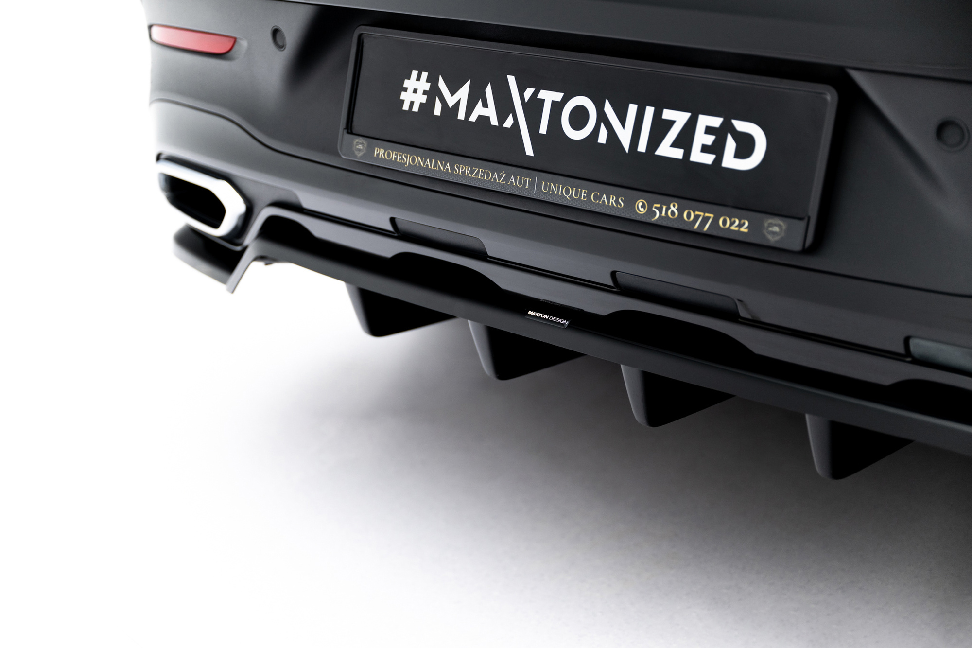 Baksplitter med diffuser Mercedes-Benz GLC (C254) 2022 -> | Glossy Black Edition – bilde 5