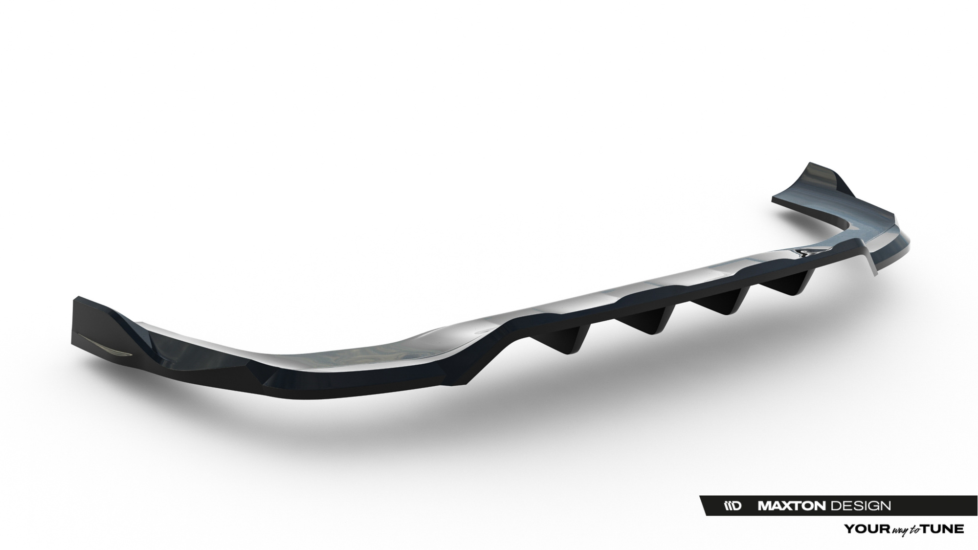 Baksplitter med diffuser Mercedes-Benz GLC (C254) 2022 -> | Glossy Black Edition – bilde 6