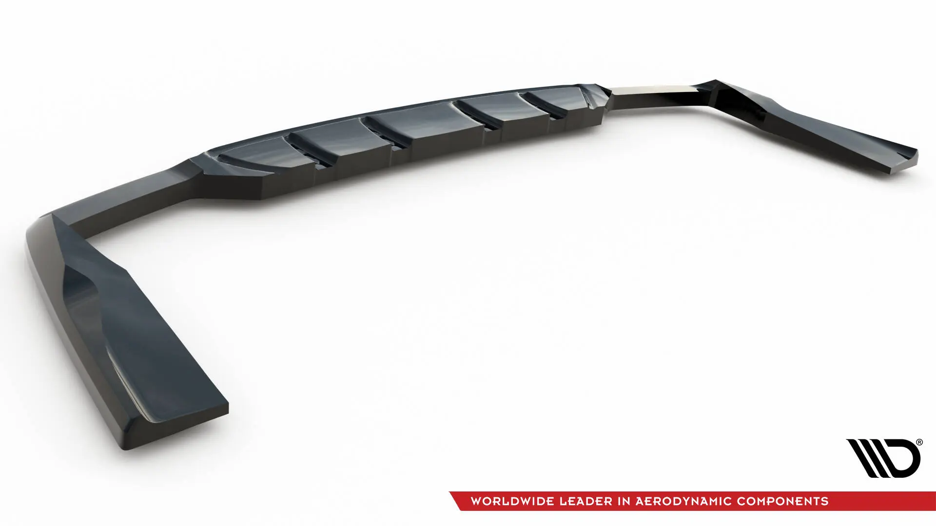 Baksplitter med diffuser Mercedes-Benz GLC Coupe 63 AMG (C253) facelift 2019 - 2023 | Glossy Black Edition – bilde 6