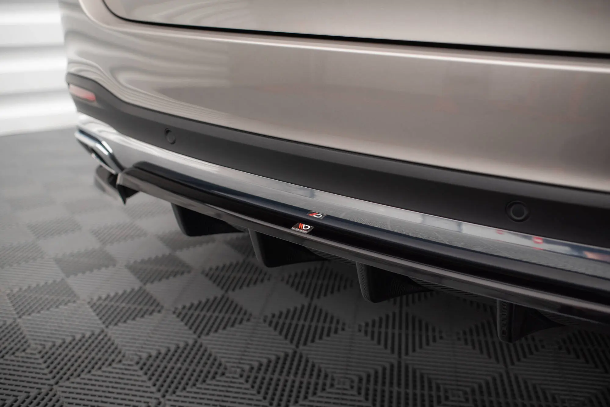 Baksplitter med diffuser Mercedes-Benz GLE (W167) AMG-Line 2019 -2023 | Glossy Black Edition