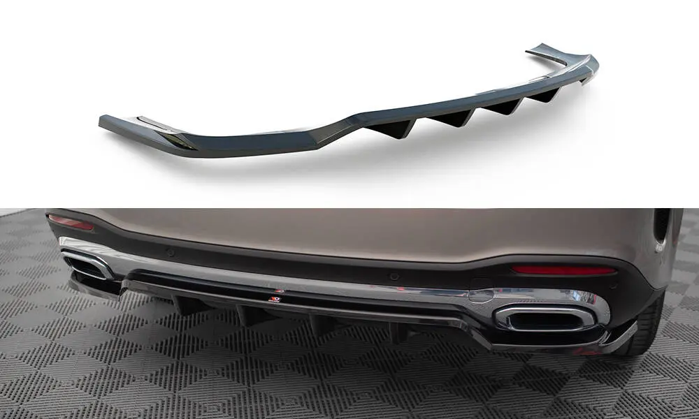 Baksplitter med diffuser Mercedes-Benz GLE (W167) AMG-Line 2019 -2023 | Glossy Black Edition – bilde 2