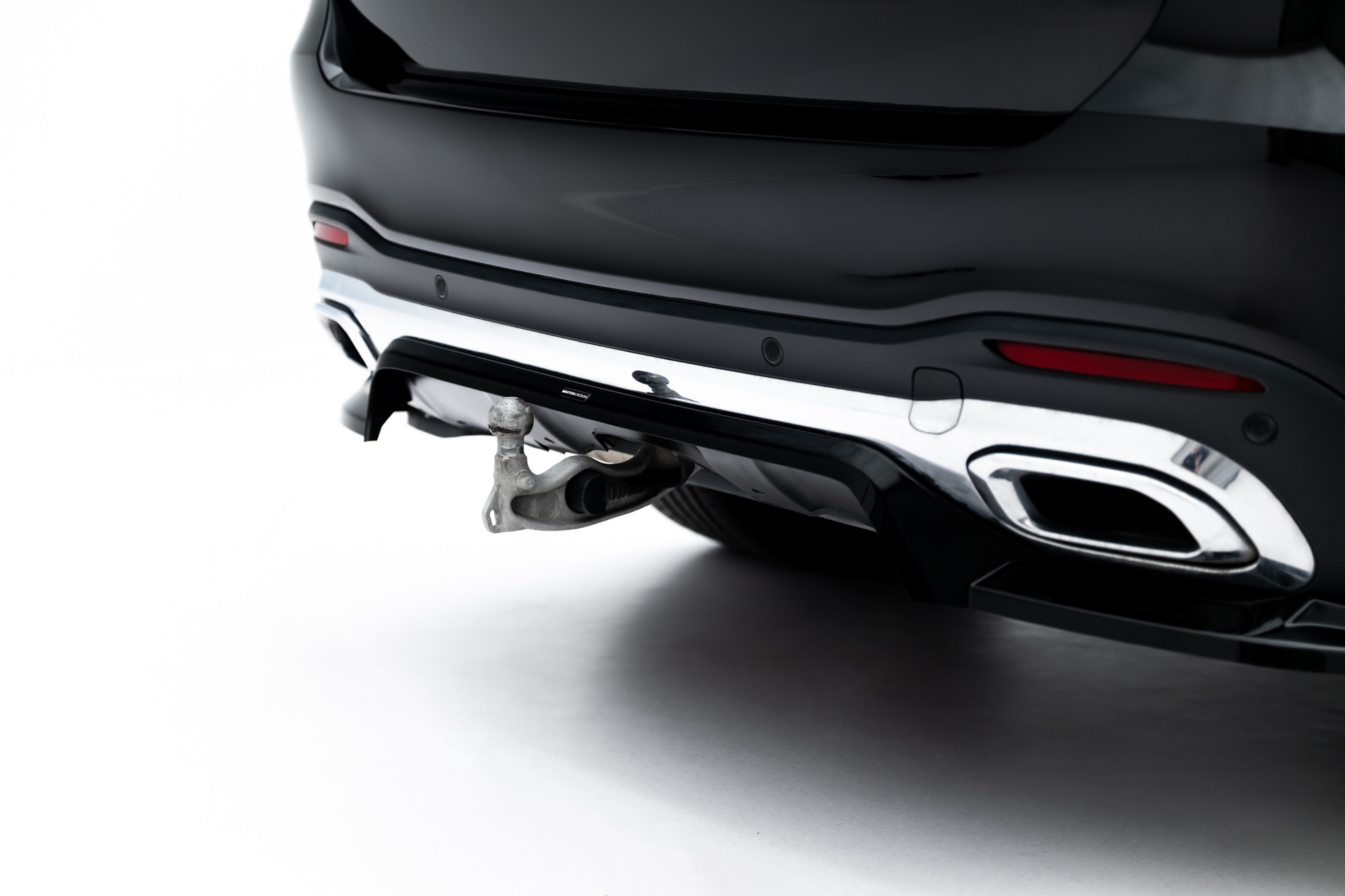 Baksplitter med diffuser Mercedes-Benz GLS AMG (X167) 2019 - 2023 | Glossy Black Edition V2 – bilde 3