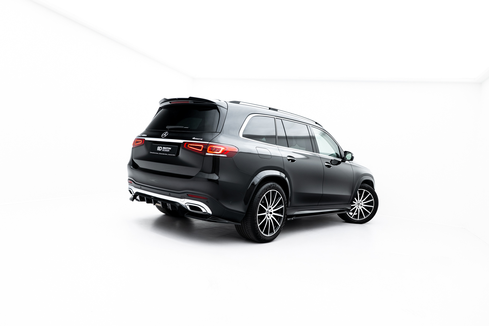 Baksplitter med diffuser Mercedes-Benz GLS AMG (X167) 2019 - 2023 | Glossy Black Edition V2 – bilde 4