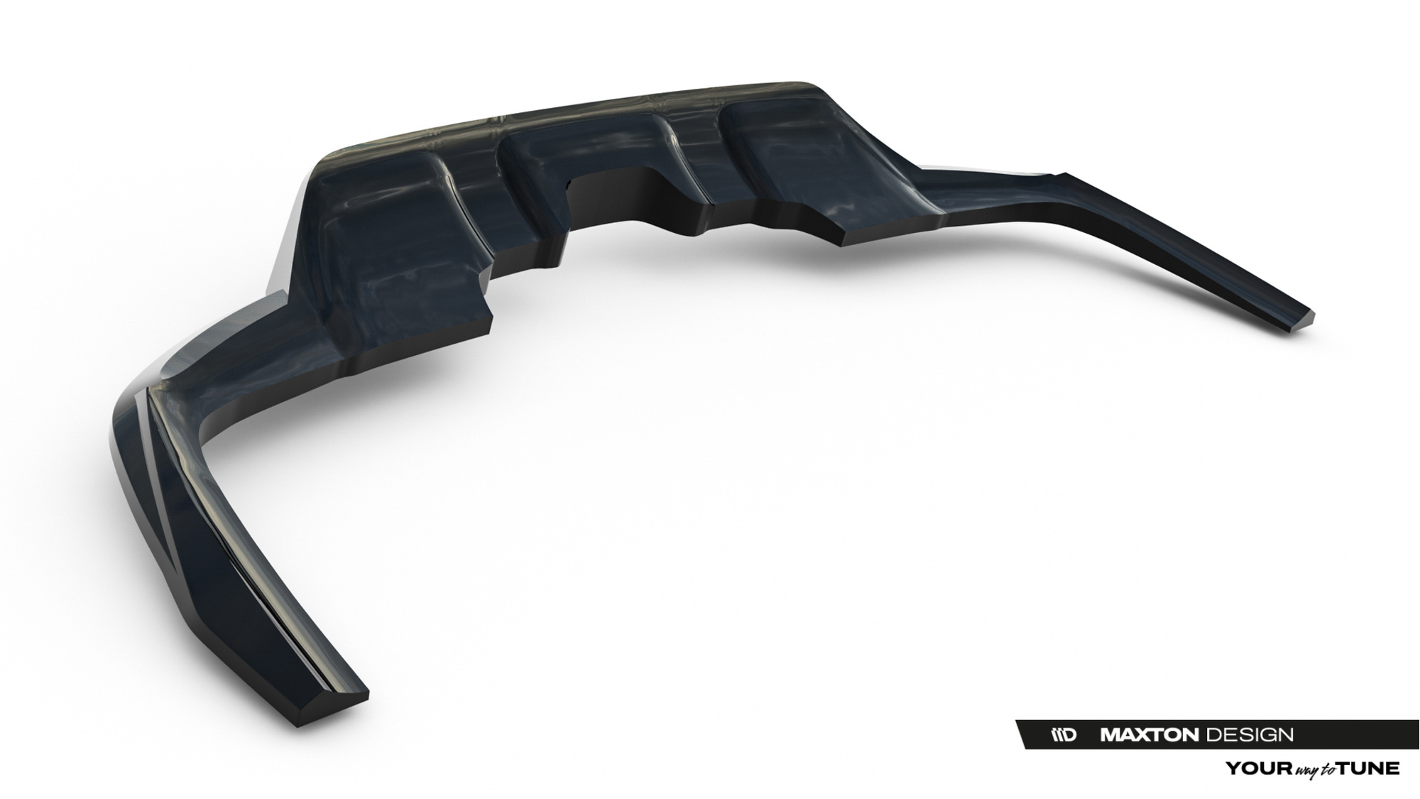 Baksplitter med diffuser Mercedes-Benz GLS AMG (X167) 2019 - 2023 | Glossy Black Edition V2 – bilde 7