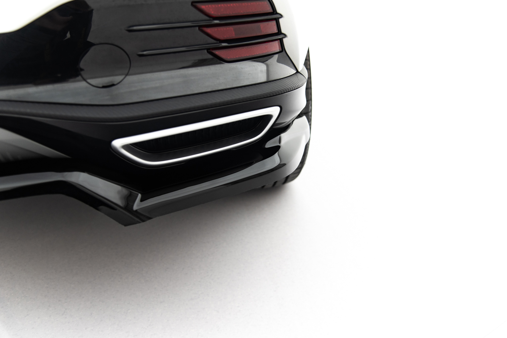 Baksplitter med diffuser MG HS II 2024 ->  | Glossy Black Edition – bilde 4