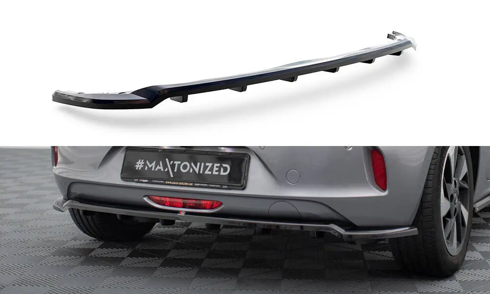 Baksplitter med diffuser Opel Corsa F / Corsa-e 2019 -> | Glossy Black Edition – bilde 2
