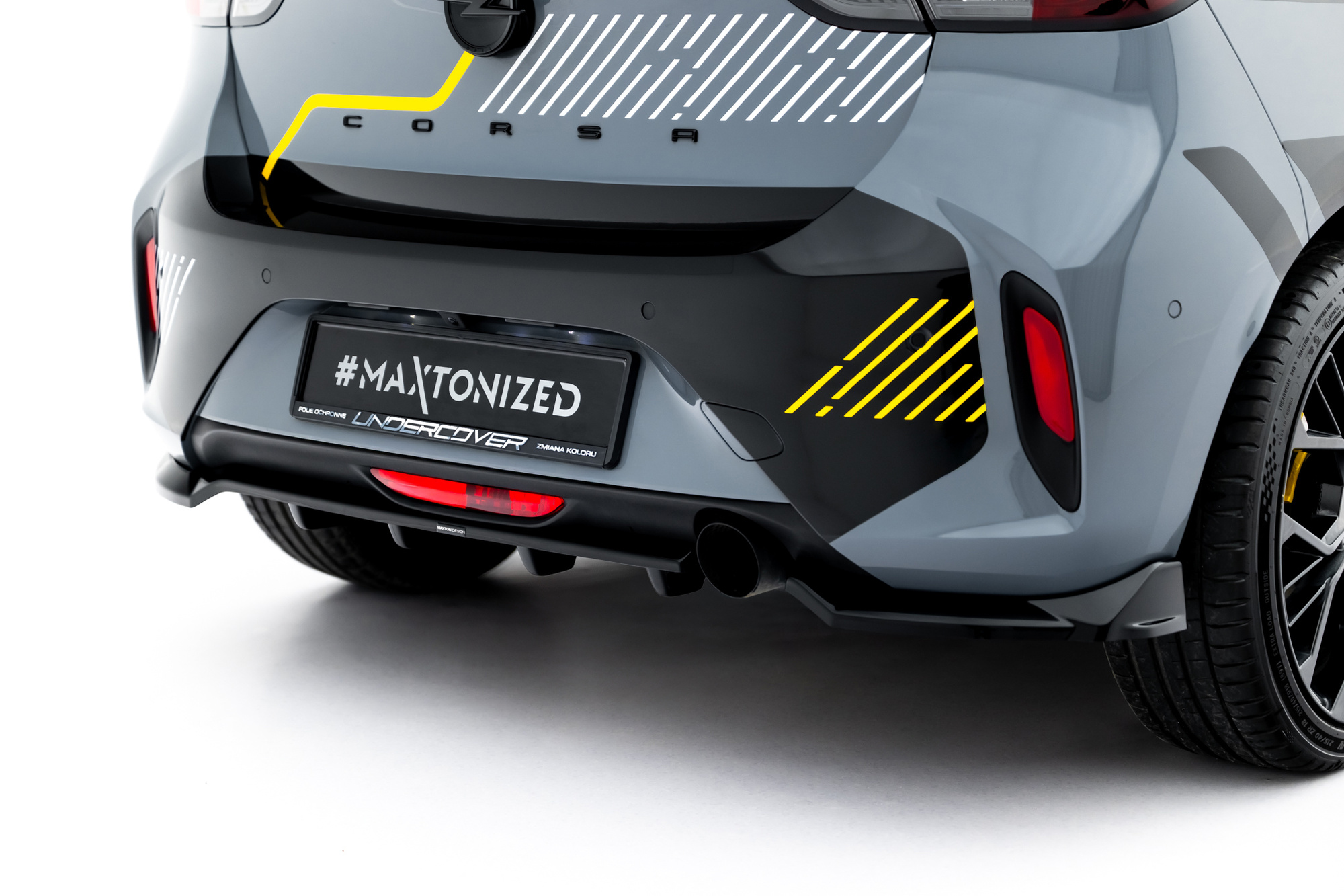 Baksplitter med diffuser Opel Corsa F VI Facelift 2023 -> | Glossy Black Edition – bilde 5