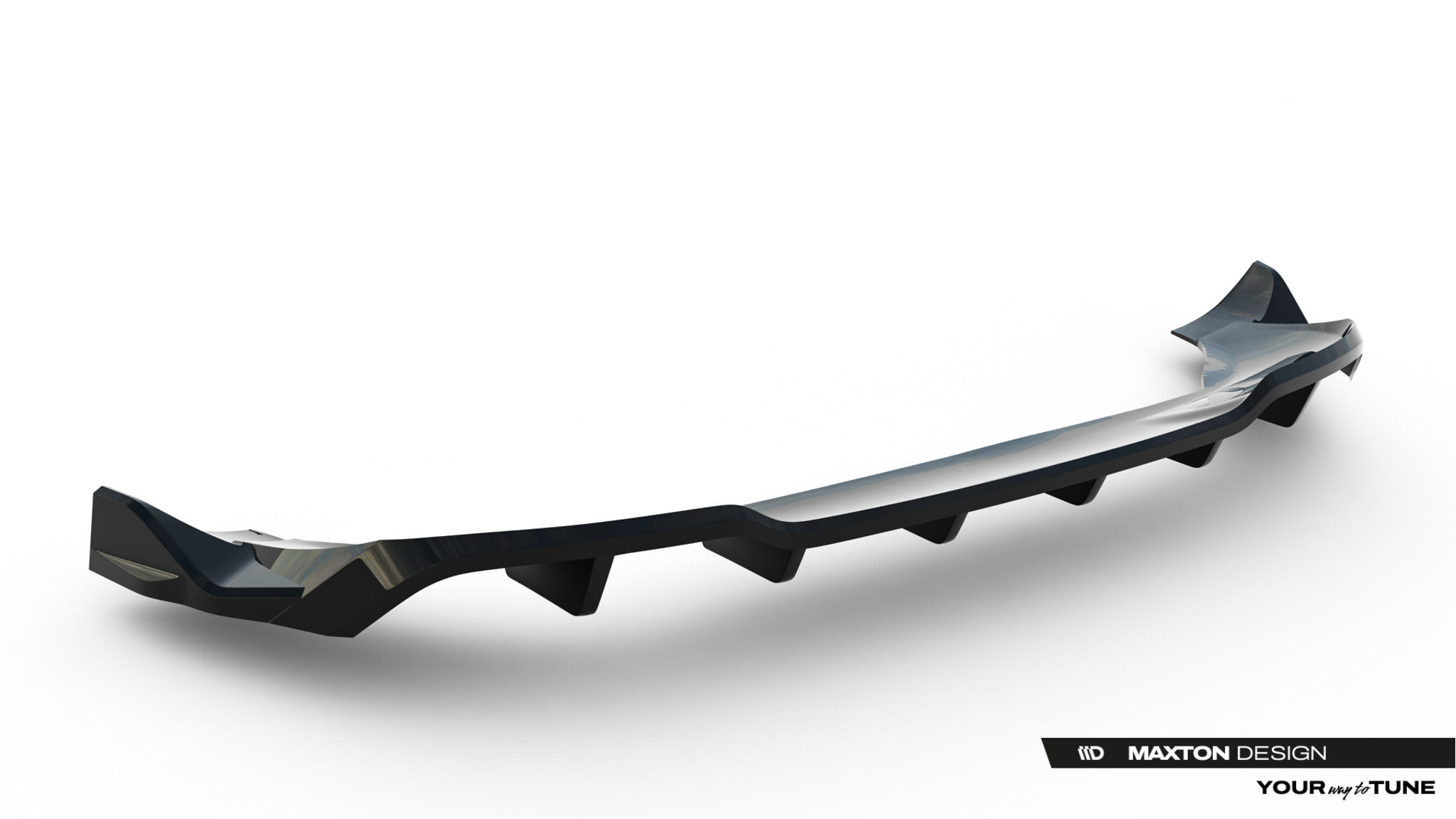 Baksplitter med diffuser Opel Grandland I 2017 - 2021 | Glossy Black Edition – bilde 6