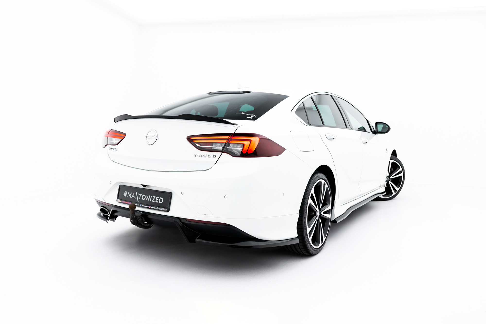 Baksplitter med diffuser Opel Insignia OPC-Line II 2017 - 2020 | Glossy Black Edition – bilde 2