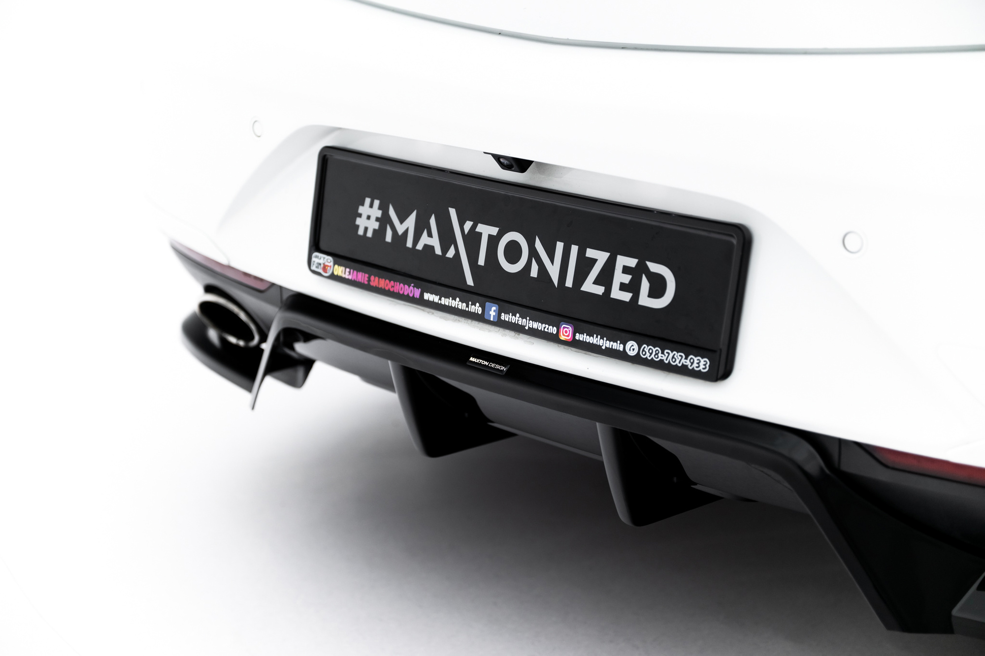 Baksplitter med diffuser Opel Insignia OPC-Line II 2017 - 2020 | Glossy Black Edition – bilde 3