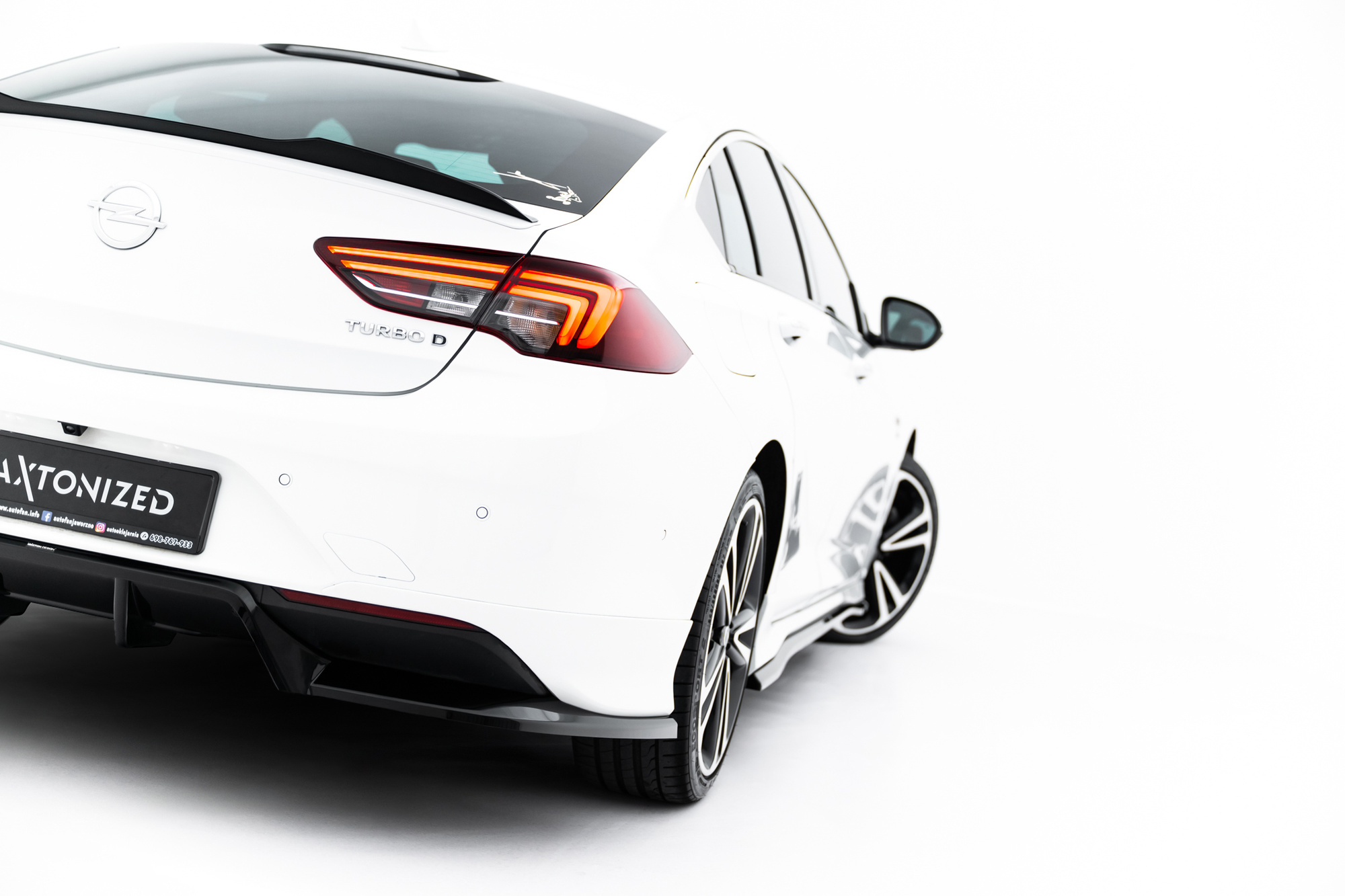 Baksplitter med diffuser Opel Insignia OPC-Line II 2017 - 2020 | Glossy Black Edition – bilde 5