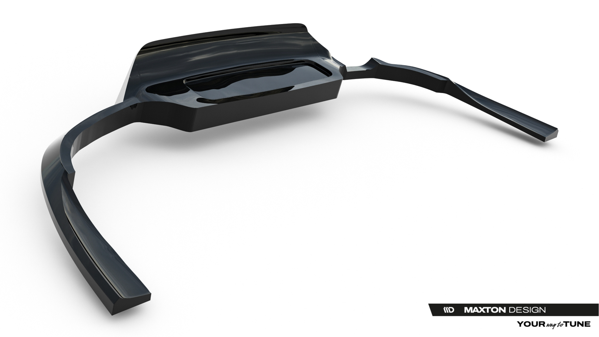 Baksplitter med diffuser Opel Insignia OPC-Line II 2017 - 2020 | Glossy Black Edition – bilde 8