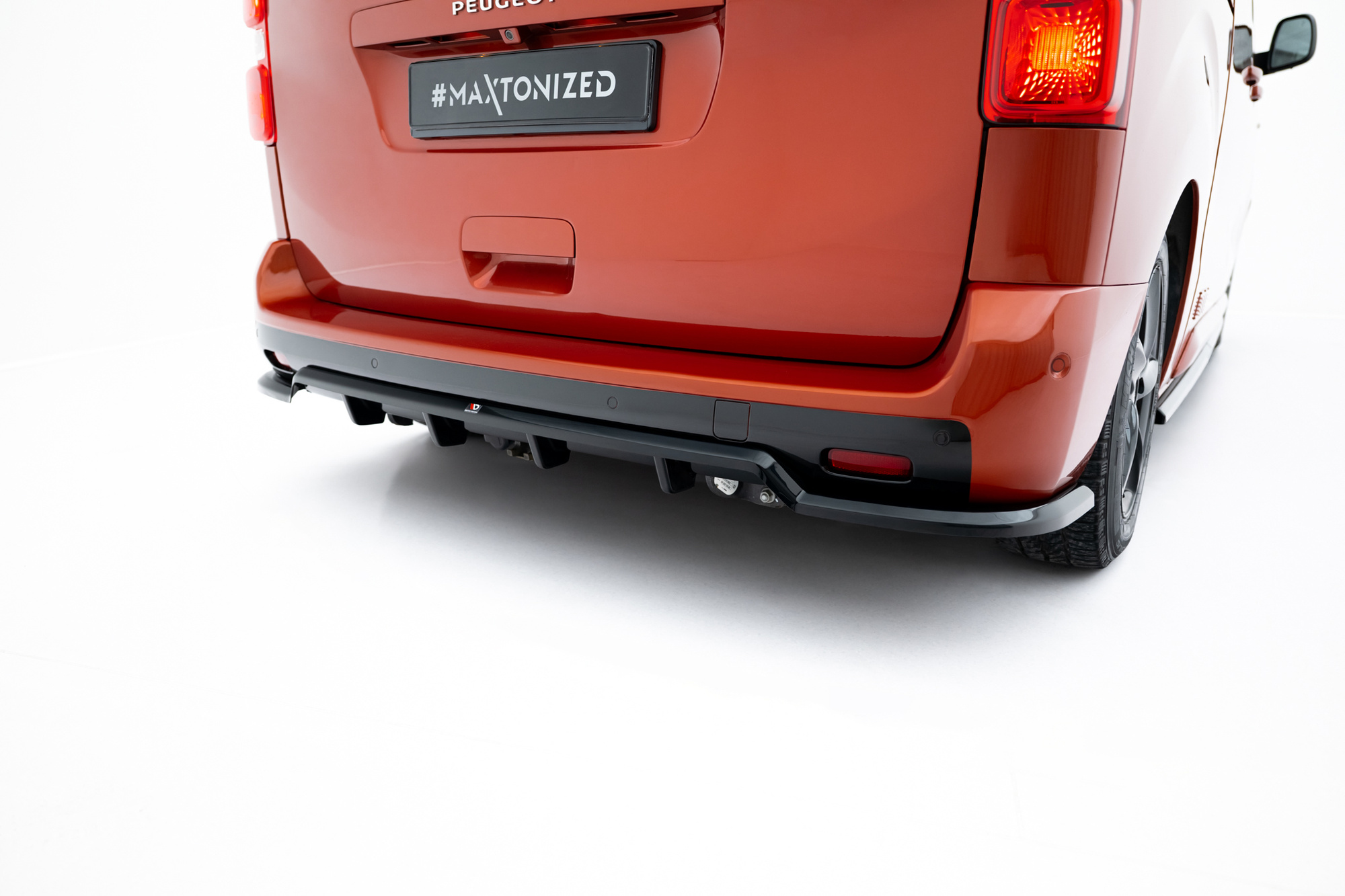 Baksplitter med diffuser Peugeot Expert III 2016 - 2023 | Glossy Black Edition – bilde 2
