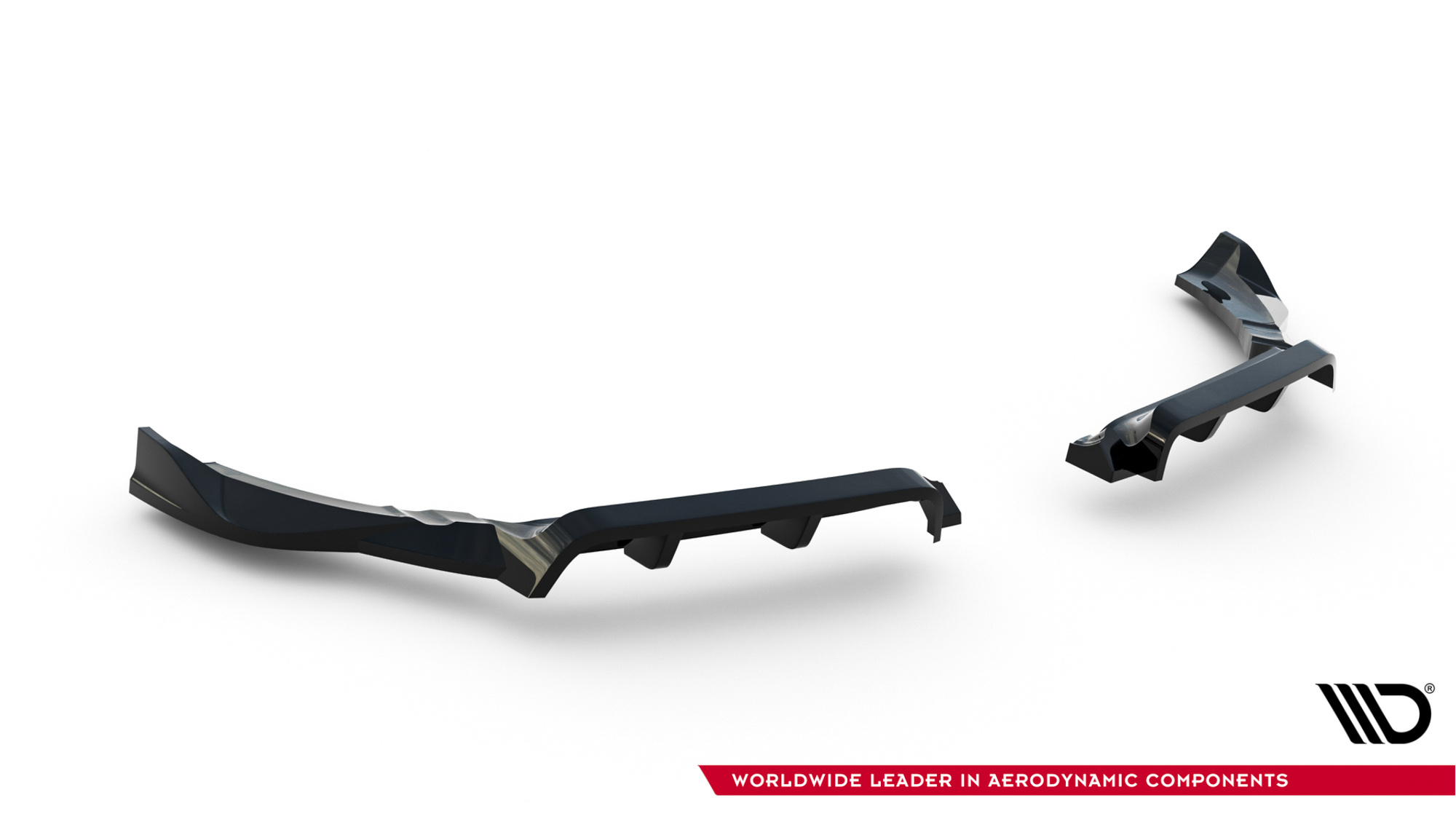 Baksplitter med diffuser Porsche 718 Cayman GTS (982c) 2016 - 2025 | Glossy Black Edition – bilde 6