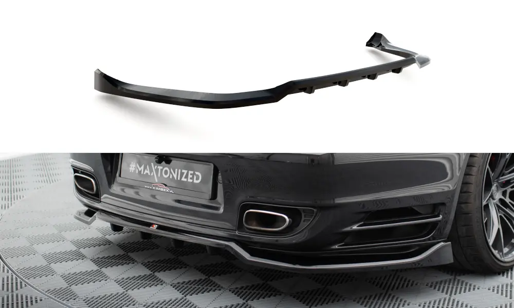 Baksplitter med diffuser Porsche 911 (997) Turbo 2006 - 2009 | Glossy Black Edition – bilde 2