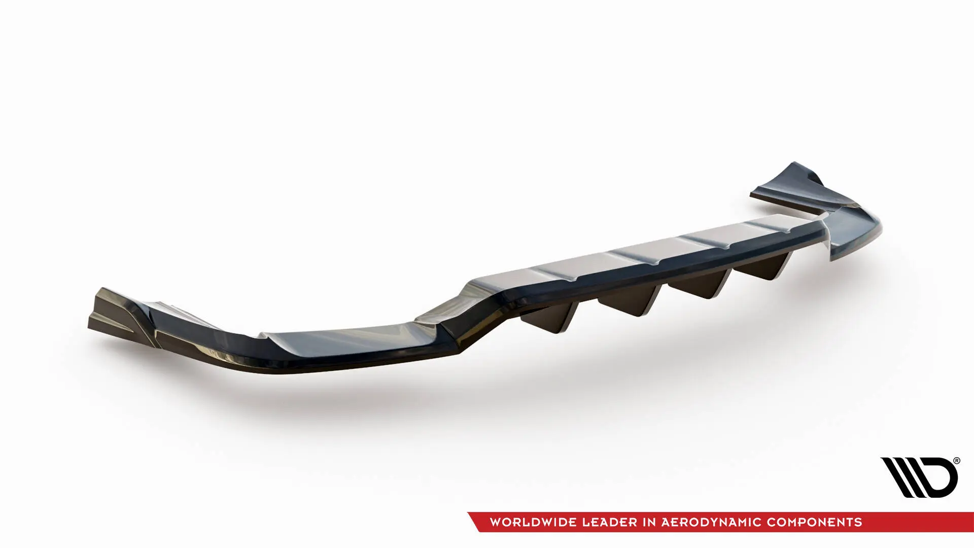 Baksplitter med diffuser Porsche Cayenne Coupe (9YB) 2019 - 2023 | Glossy Black Edition – bilde 4