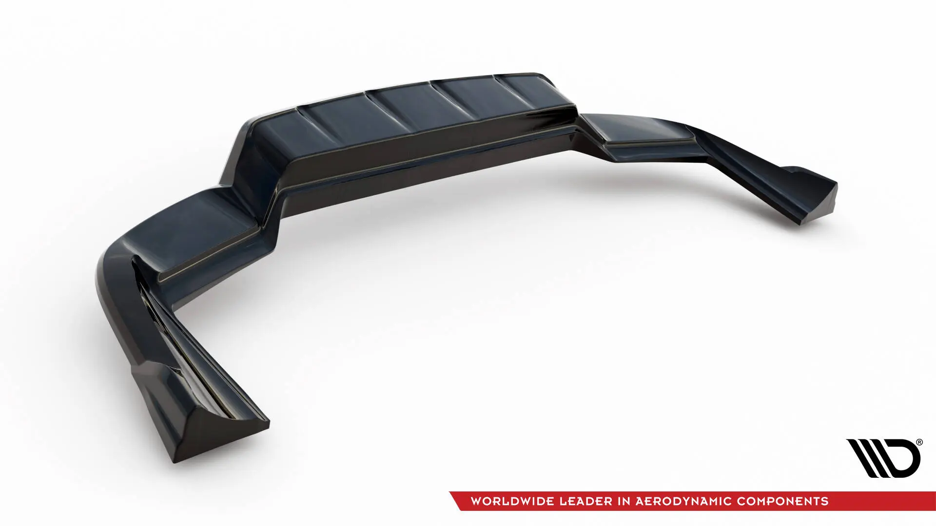 Baksplitter med diffuser Porsche Cayenne Coupe (9YB) 2019 - 2023 | Glossy Black Edition – bilde 5