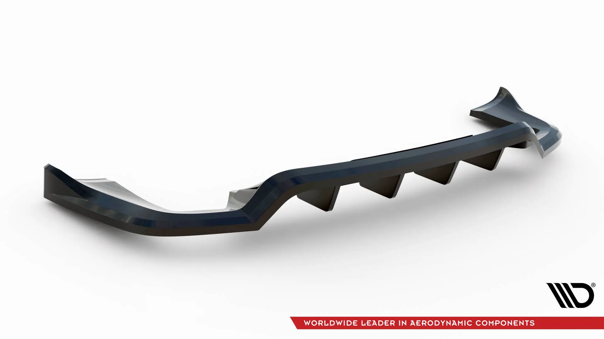 Baksplitter med diffuser Porsche Cayenne II (92A) Facelift 2014 - 2017 | Glossy Black Edition – bilde 7