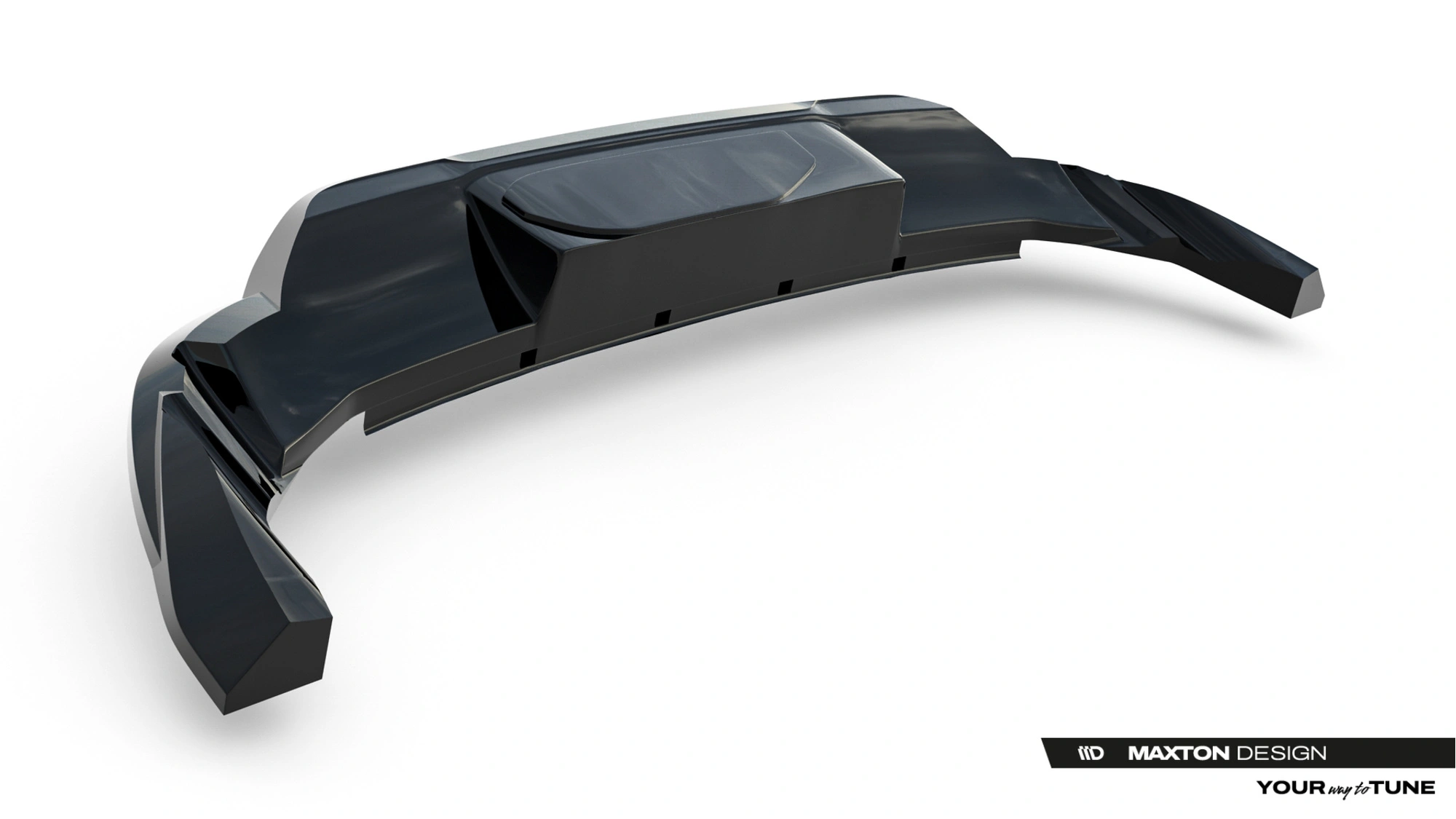 Baksplitter med diffuser Porsche Macan 4 Electric 2024 -> – bilde 8