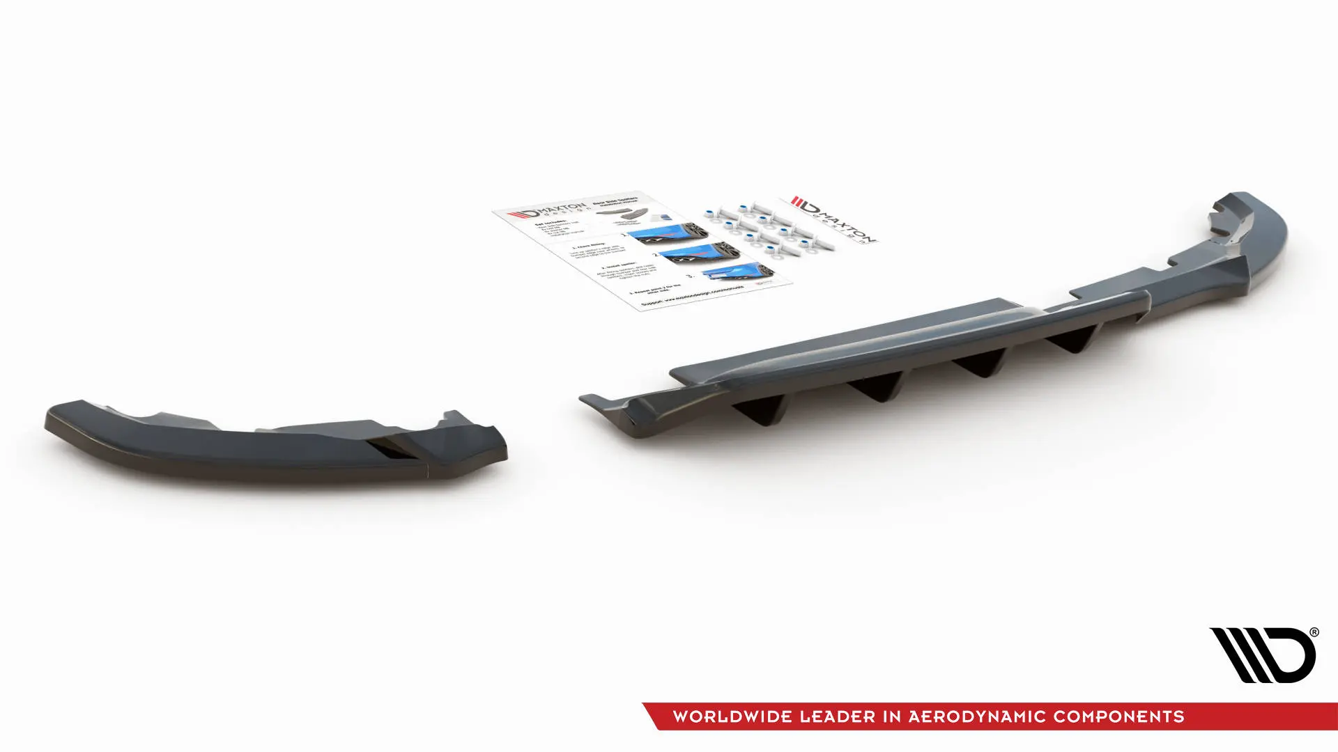 Baksplitter med diffuser Renault Clio mk5 2019 - 2023 | Glossy Black Edition – bilde 5