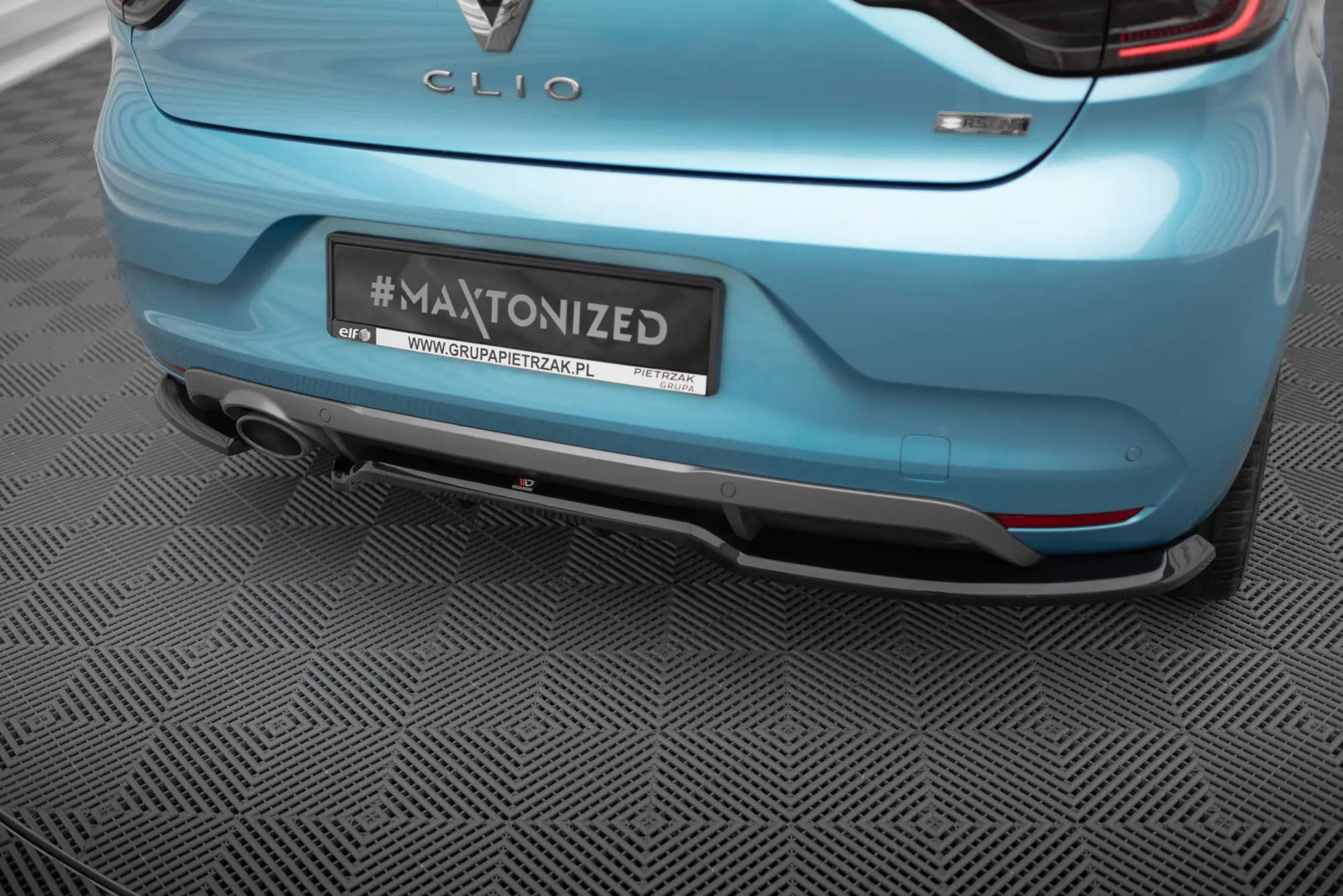Baksplitter med diffuser Renault Clio R.S. Line 2019 - 2023 | Glossy Black Edition – bilde 4