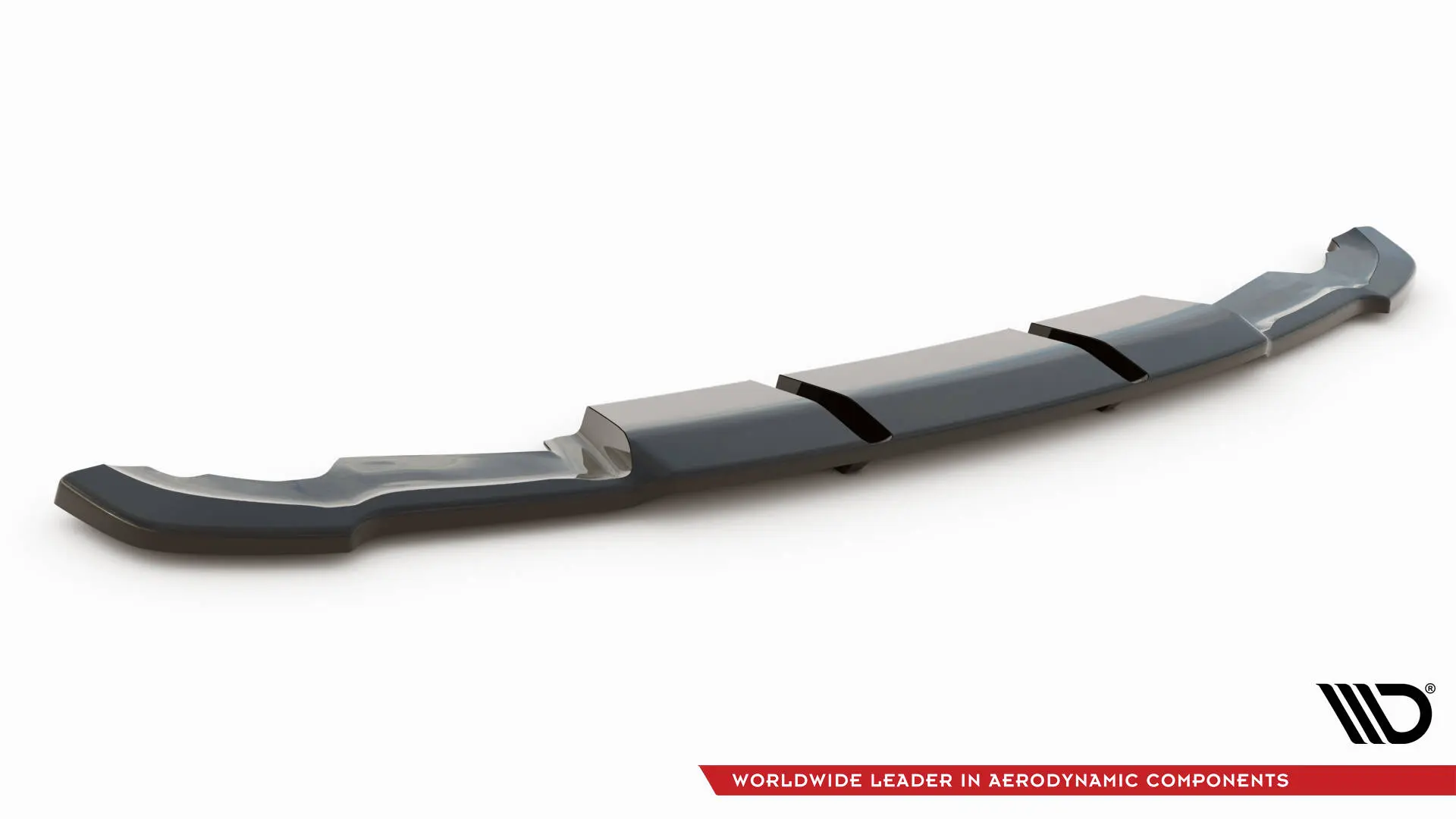 Baksplitter med diffuser Renault Clio RS mk4 2013 - 2019 | Glossy Black Black Edition – bilde 6