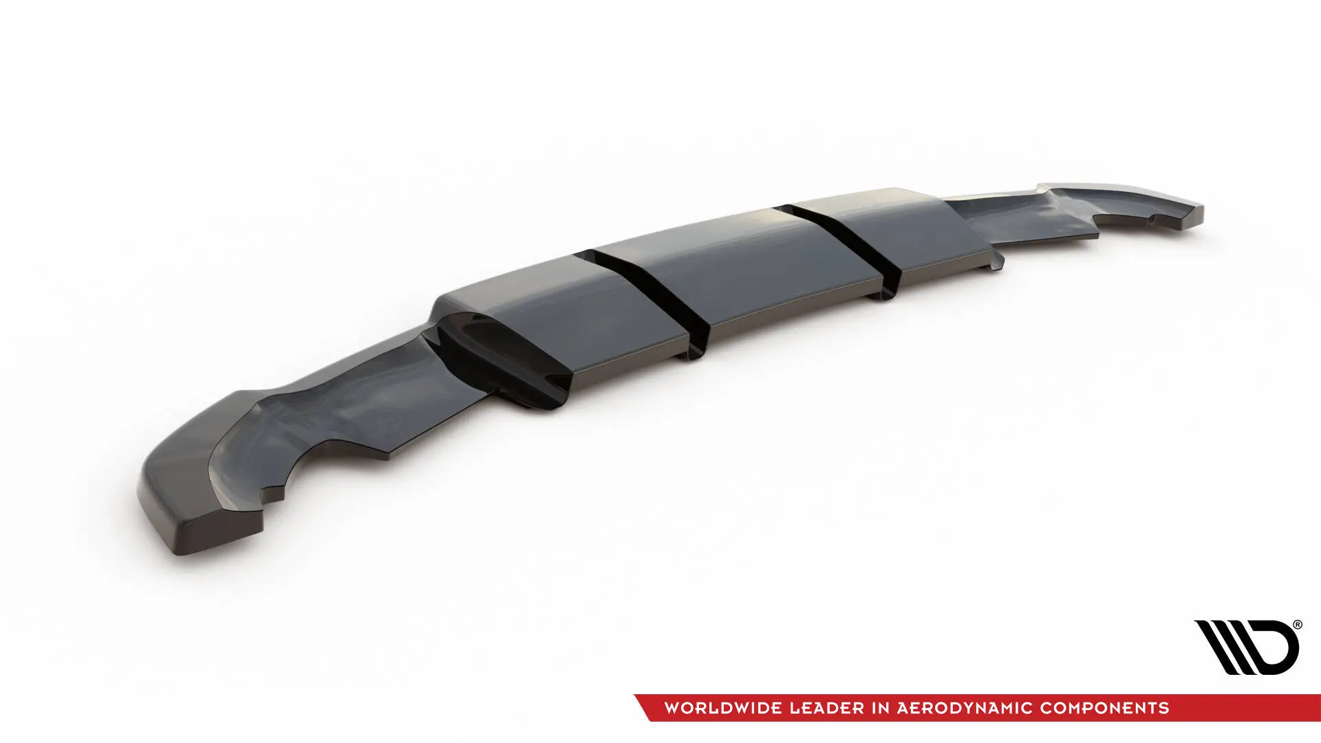 Baksplitter med diffuser Renault Clio RS mk4 2013 - 2019 | Glossy Black Black Edition – bilde 7