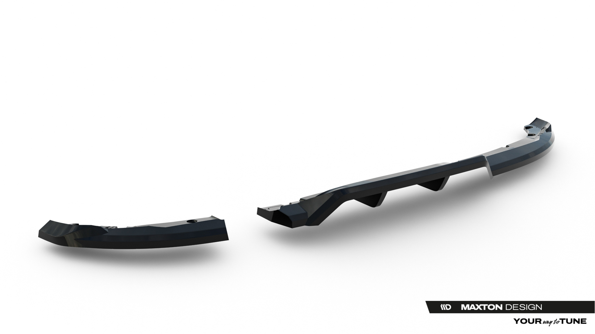 Baksplitter med diffuser Renault Clio V Facelift 2023 -> | Glossy Black Edition – bilde 5